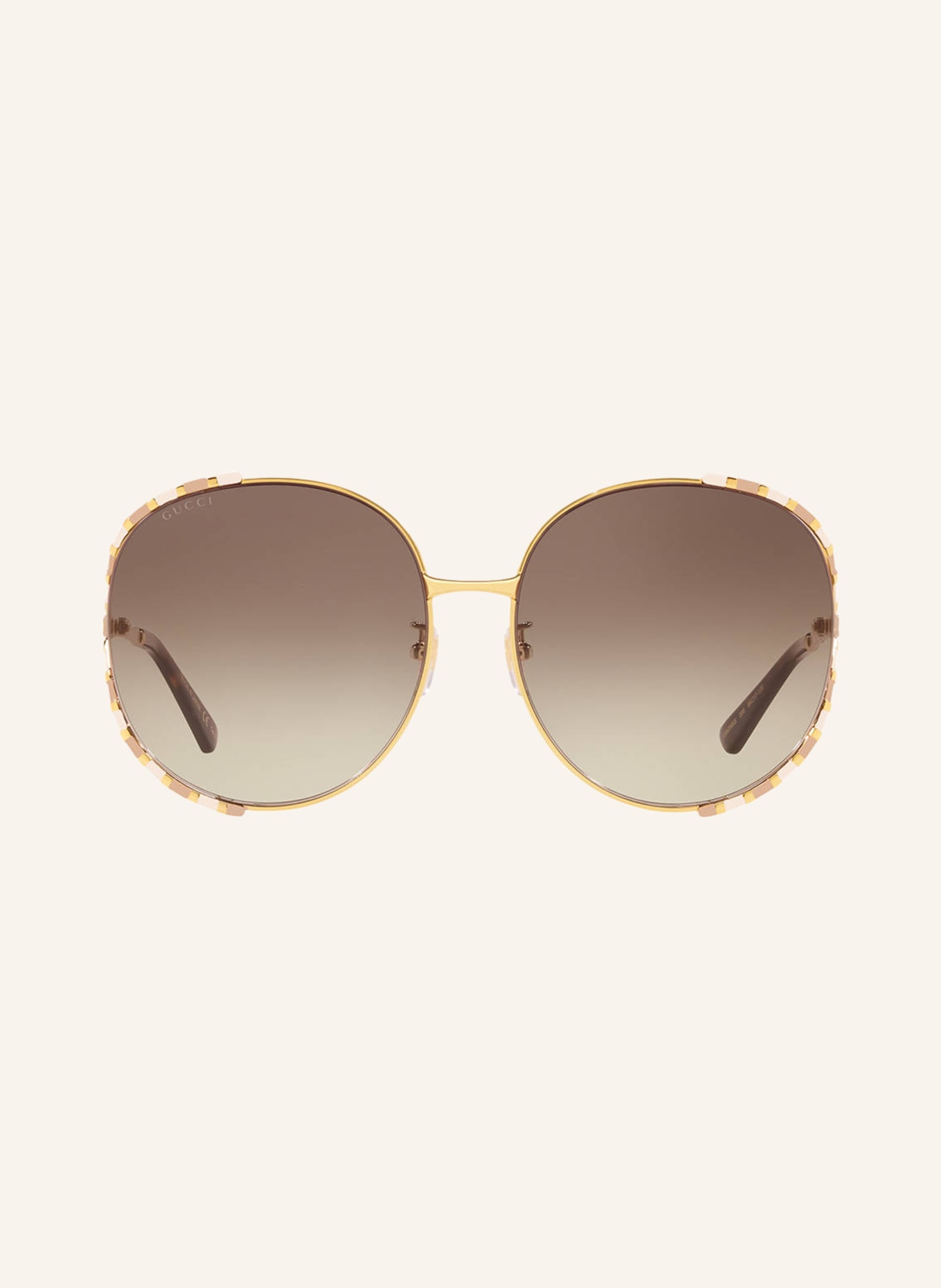 GUCCI Sunglasses GC001340, Color: 5010D4 - GOLD/ BROWN GRADIENT  (Image 2)