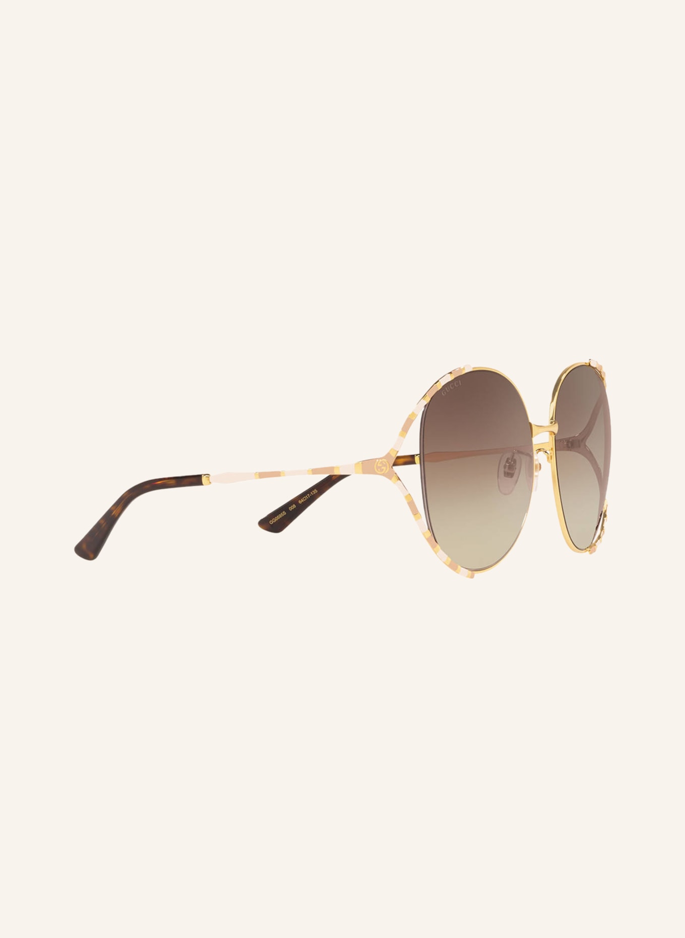 GUCCI Sunglasses GC001340, Color: 5010D4 - GOLD/ BROWN GRADIENT  (Image 3)