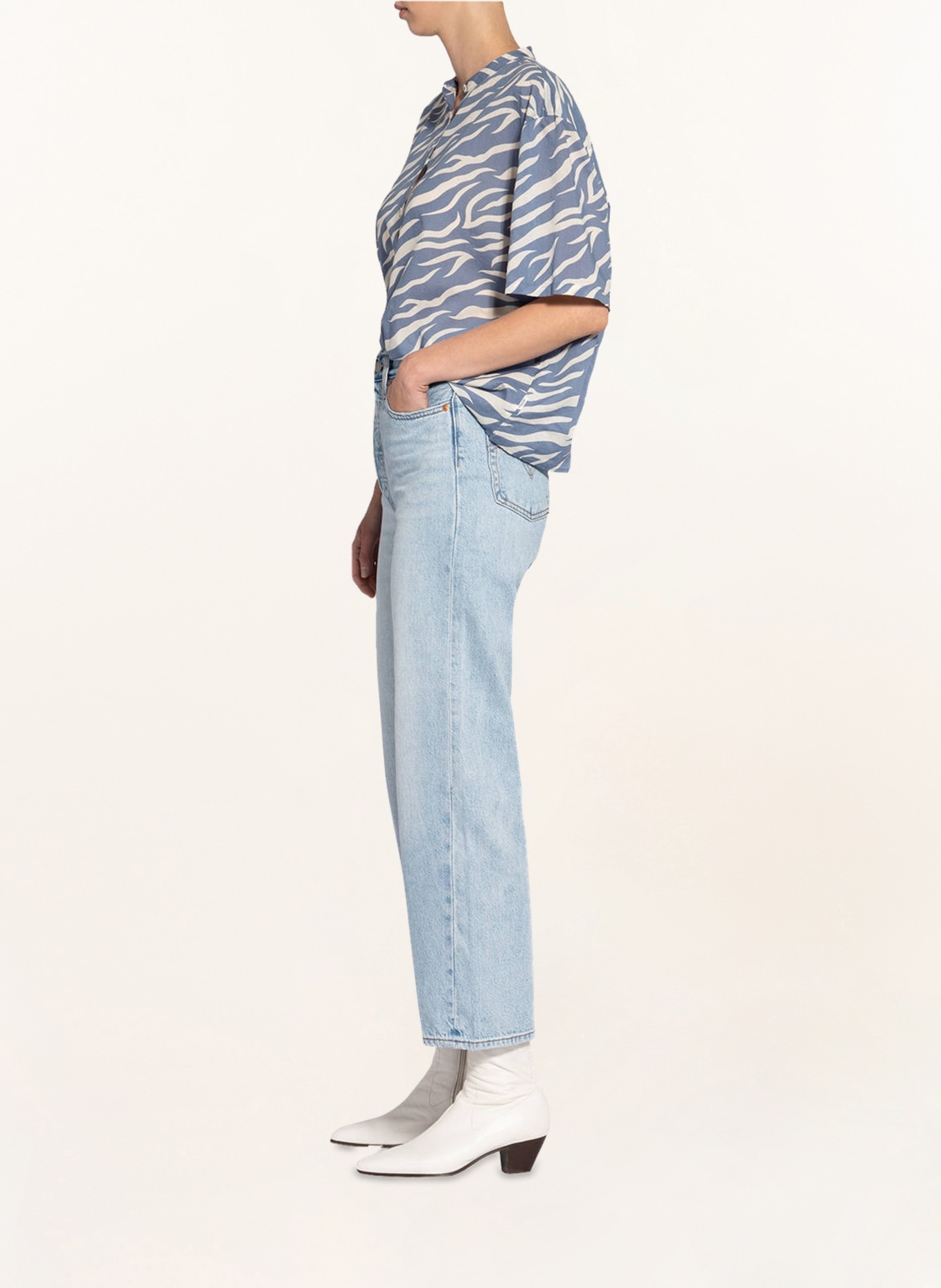 Levi's® Straight jeans RIBCAGE, Color: 55 Middle Road (Image 4)