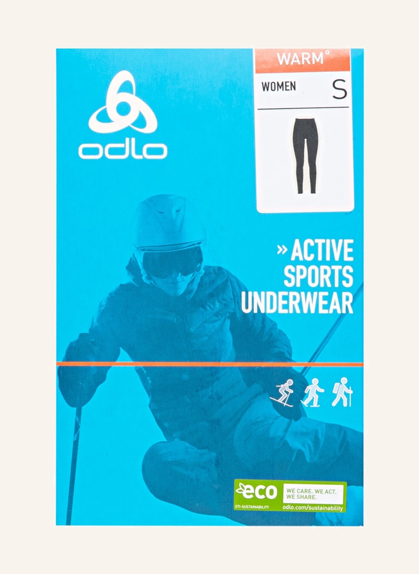 odlo Functional underwear bottoms ACTIVE WARM ECO , Color: BLACK (Image 6)