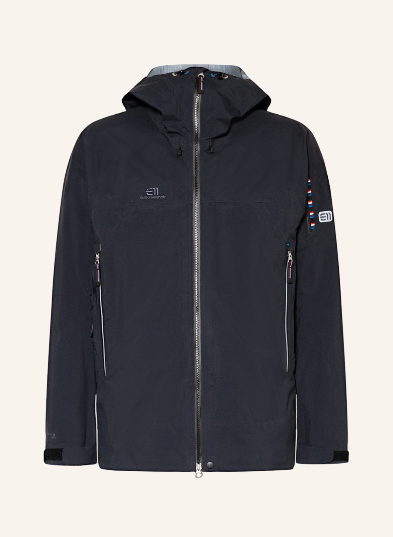 state of elevenate Ski jacket BEC DE ROSSES, Color: BLACK (Image 1)