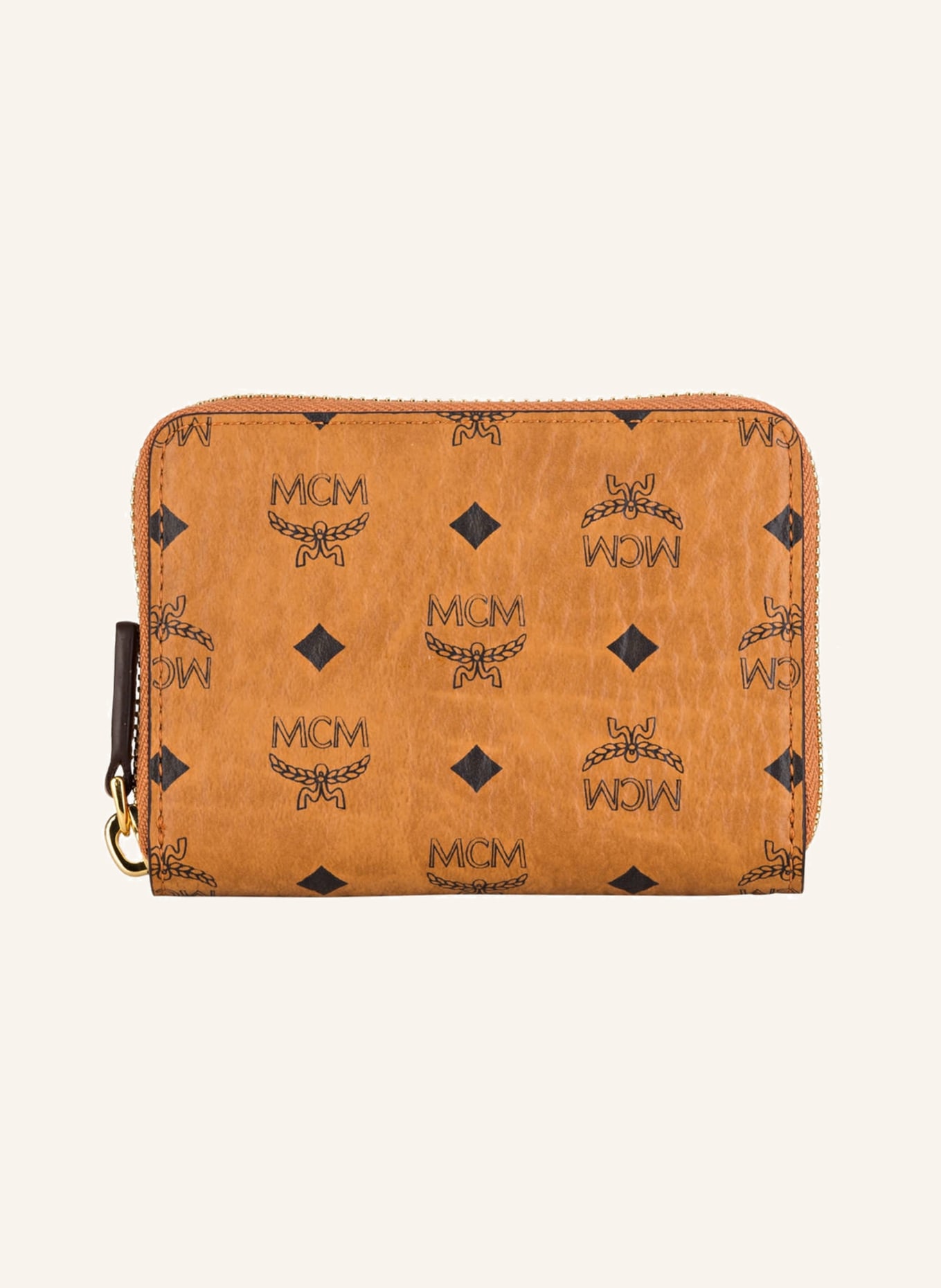 MCM Geldbörse VERITAS: COGNAC