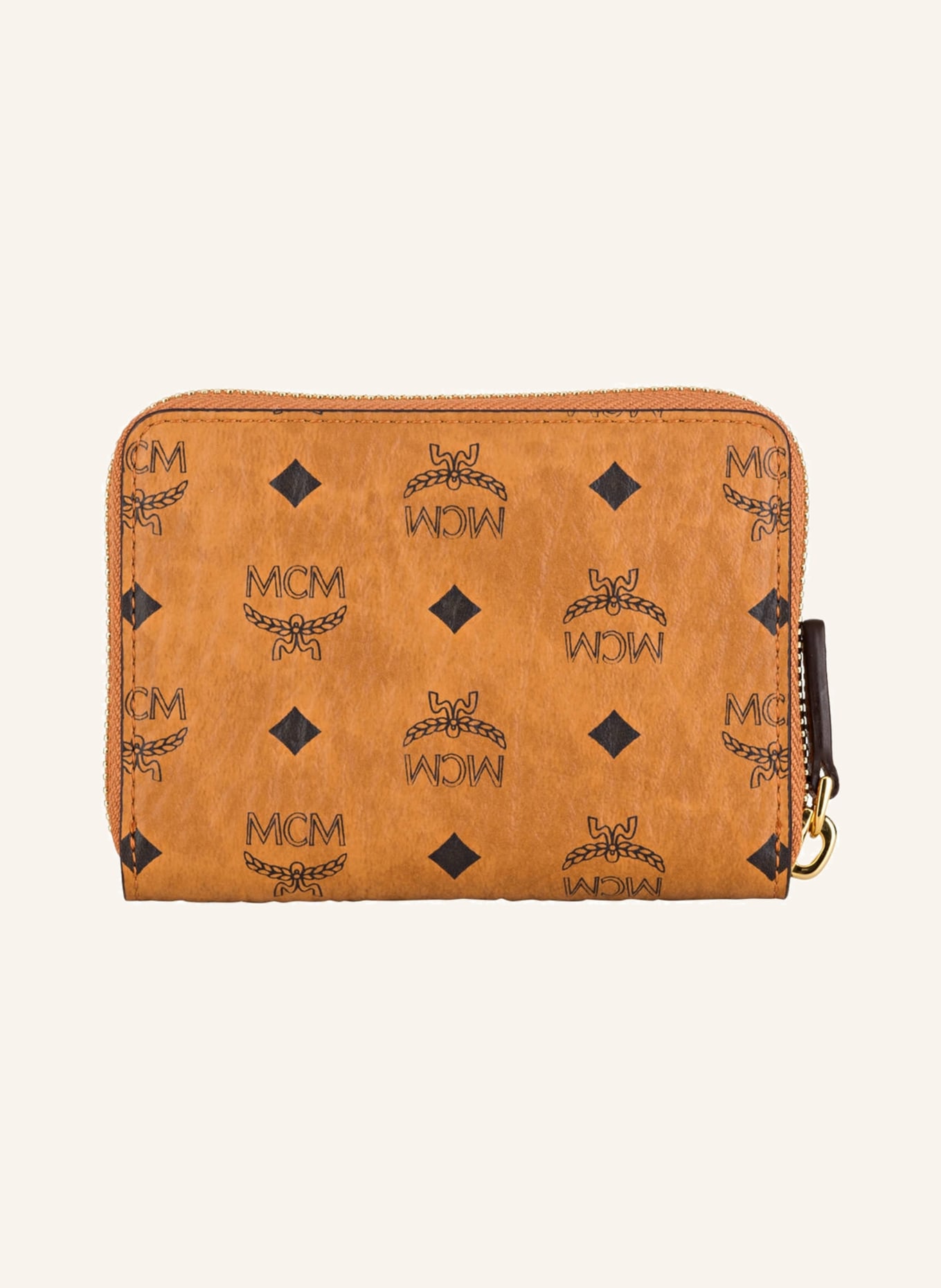 MCM Geldbörse VERITAS: COGNAC