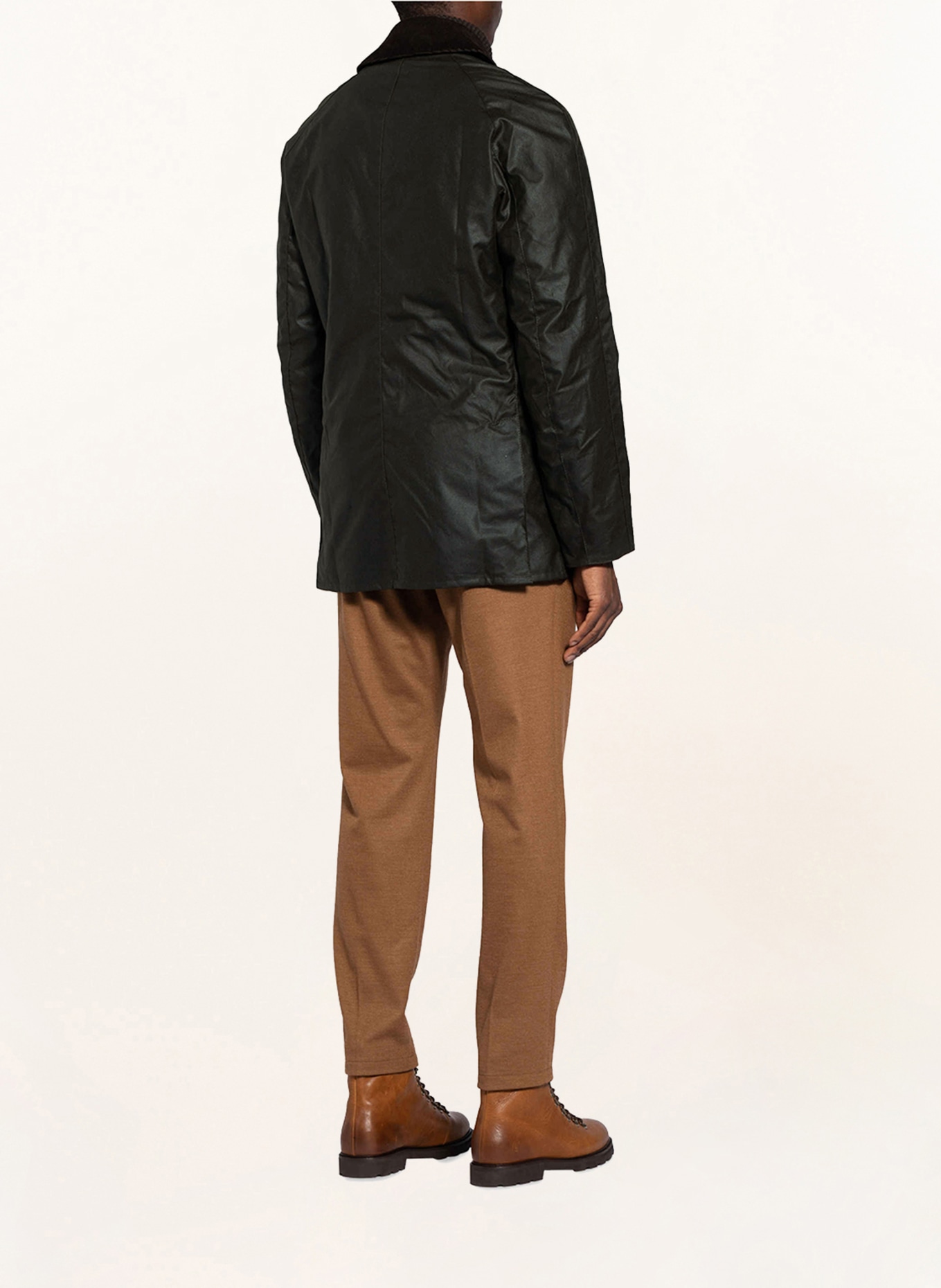 Barbour Field jacket ASHBY WAX, Color: DARK BROWN (Image 4)