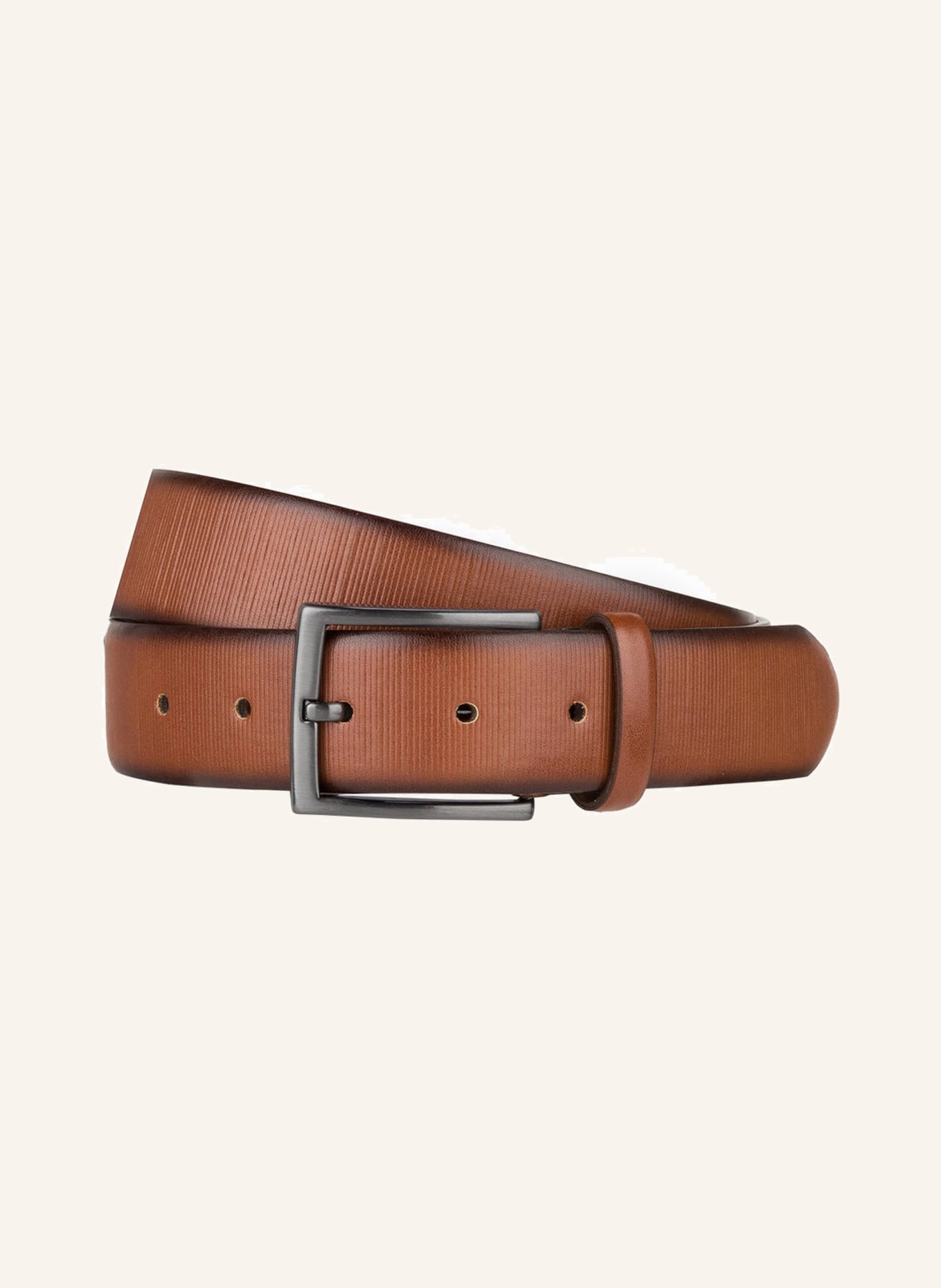 MONTI Leather belt SALZBURG, Color: BROWN (Image 1)