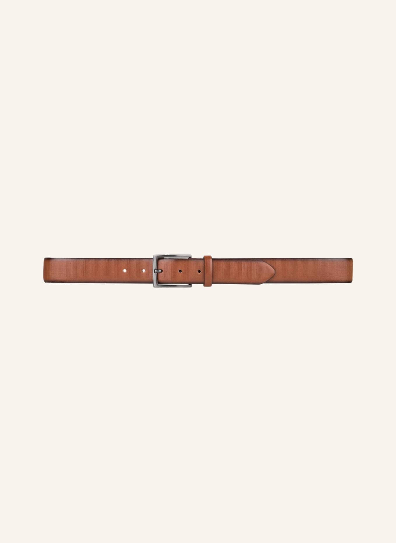 MONTI Leather belt SALZBURG, Color: BROWN (Image 2)