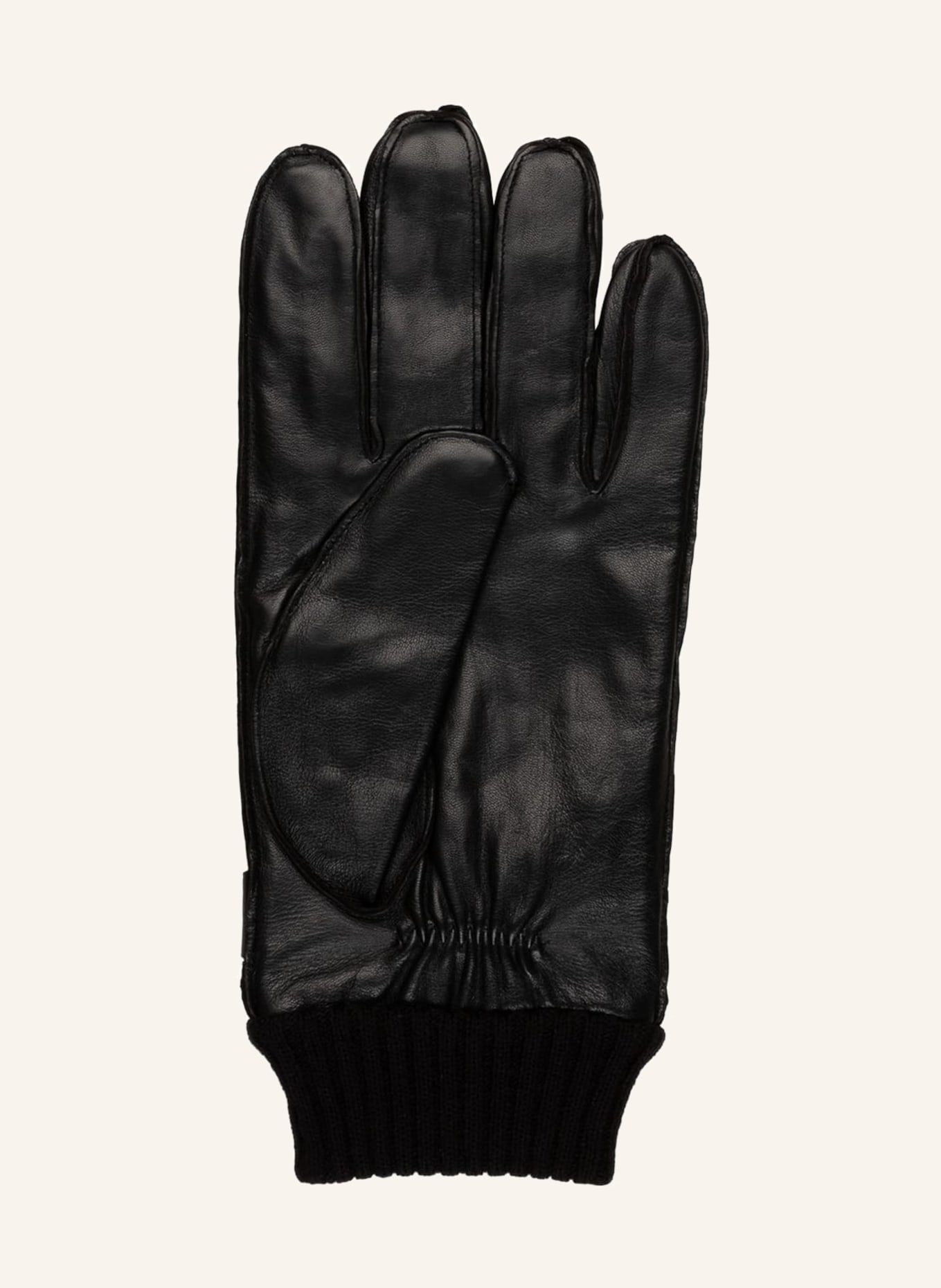 PAUL Skórzane rękawiczki, Kolor: CZARNY (Obrazek 2)