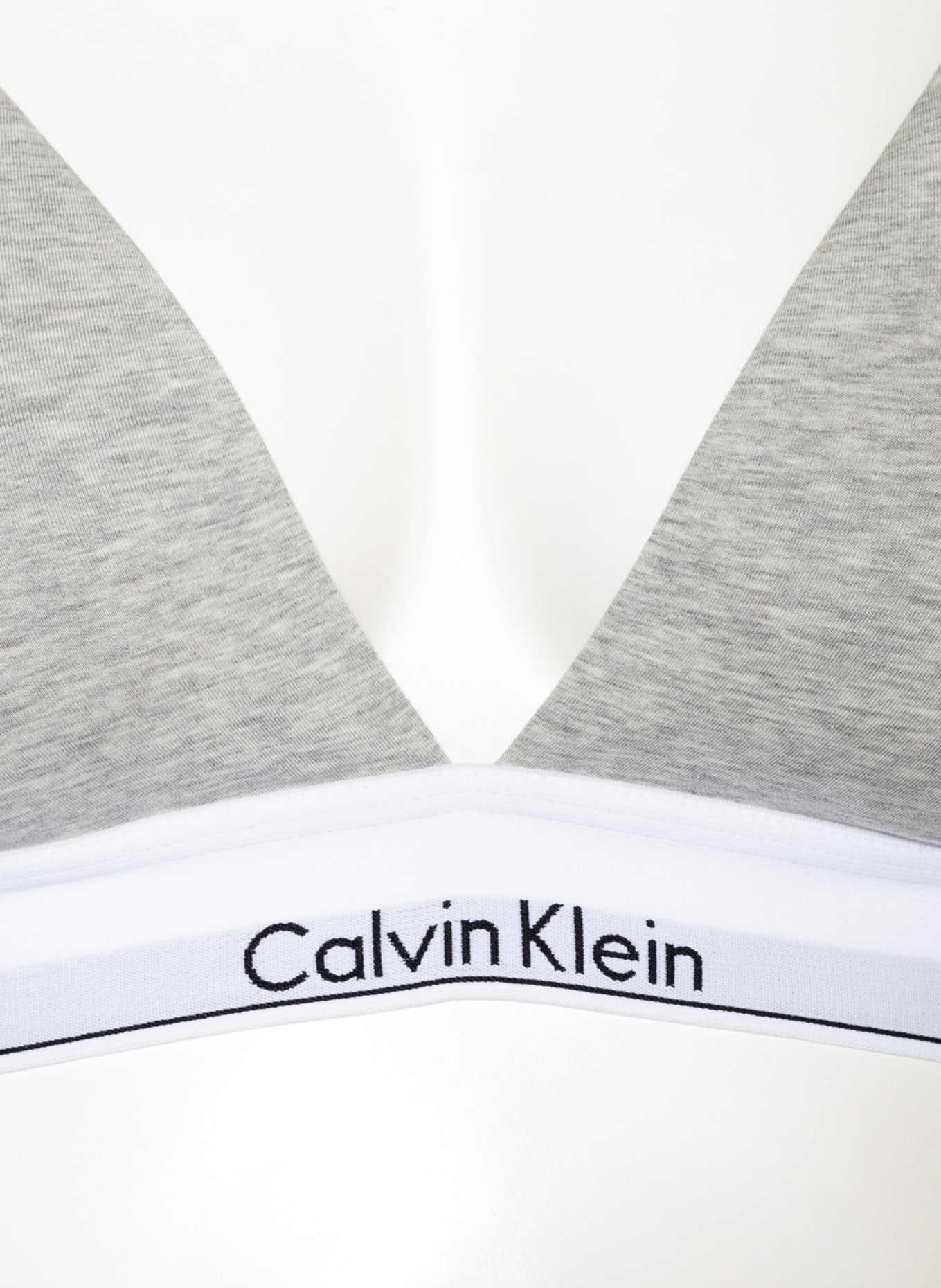 Calvin Klein Triangle bra MODERN COTTON in light gray