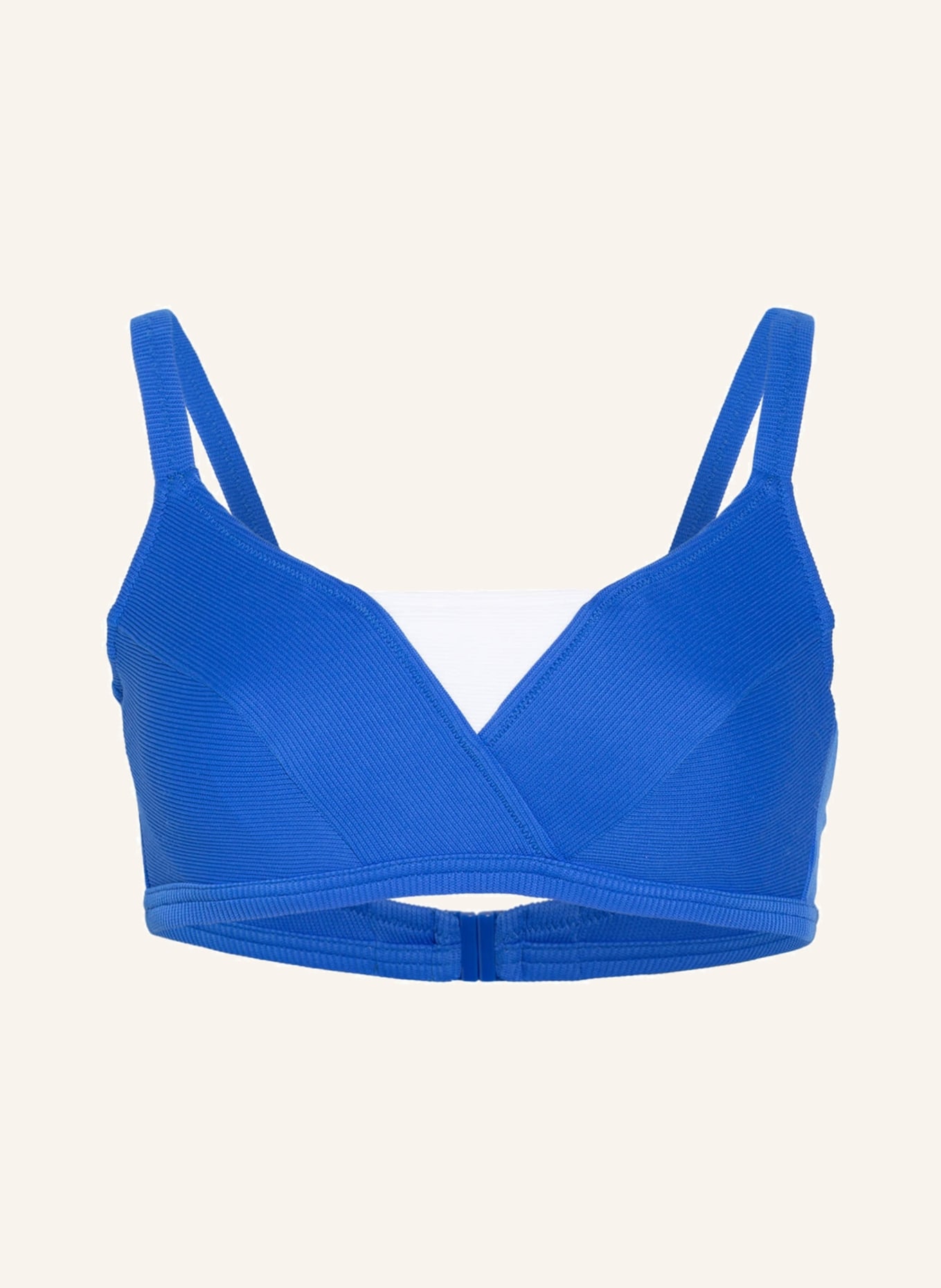Lidea Bustier-Bikini-Top CONTRAST , Farbe: BLAU/ WEISS (Bild 1)