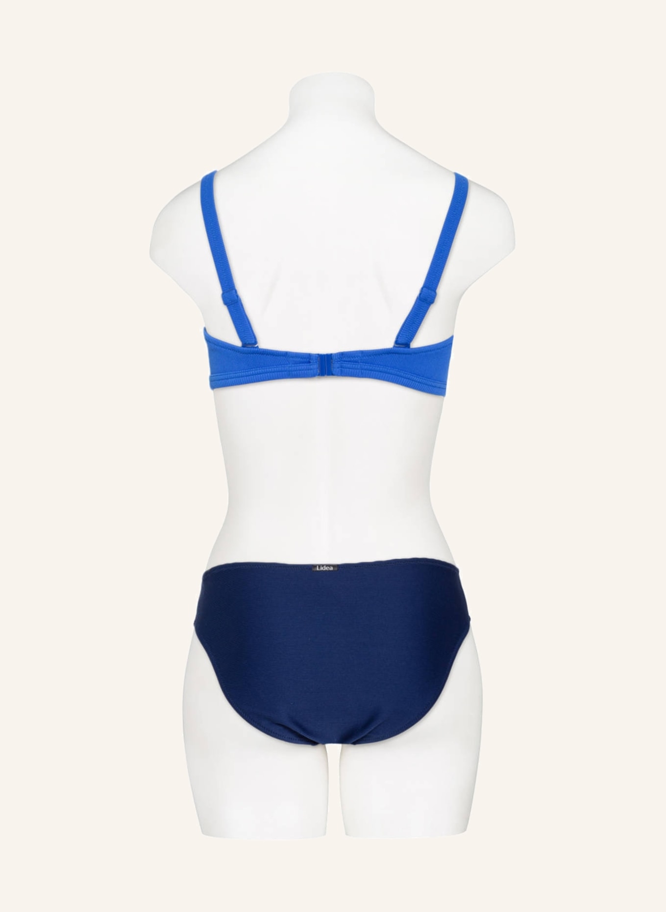 Lidea Bustier-Bikini-Top CONTRAST , Farbe: BLAU/ WEISS (Bild 3)