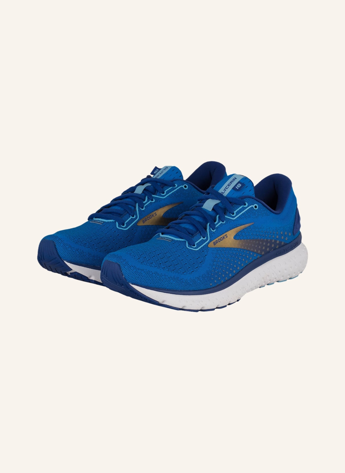 BROOKS Running shoes GLYCERIN 18, Color: BLUE (Image 1)