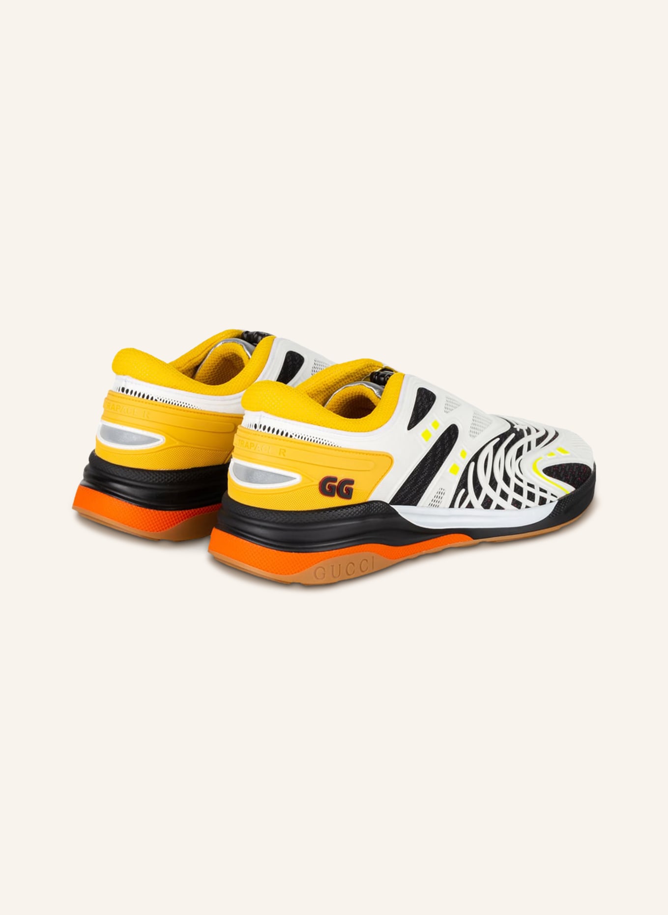 GUCCI Sneakers ULTRAPACE R, Color: WHITE/ YELLOW/ BLACK (Image 2)