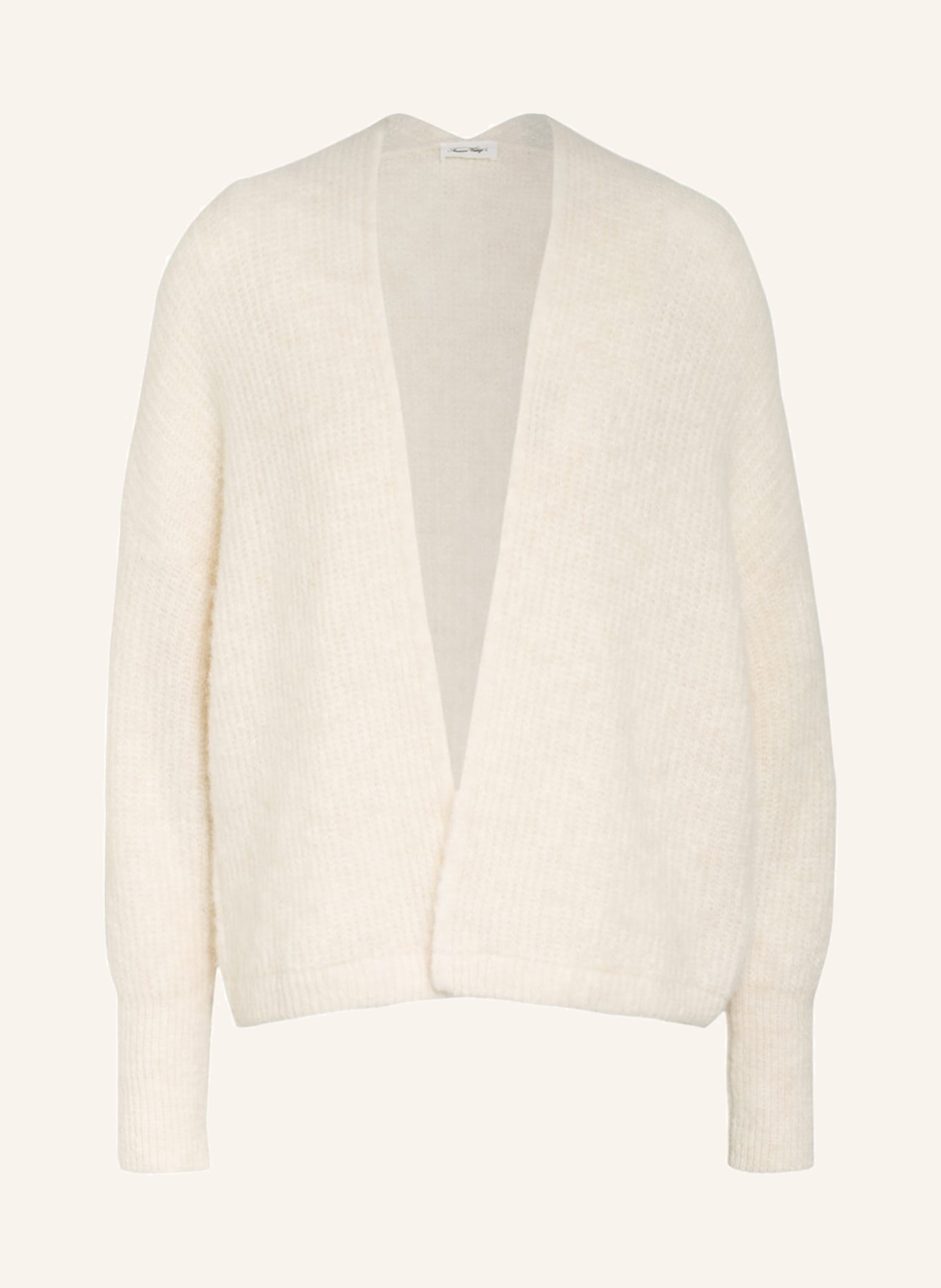American Vintage Knit cardigan EAST with alpaca , Color: WHITE (Image 1)