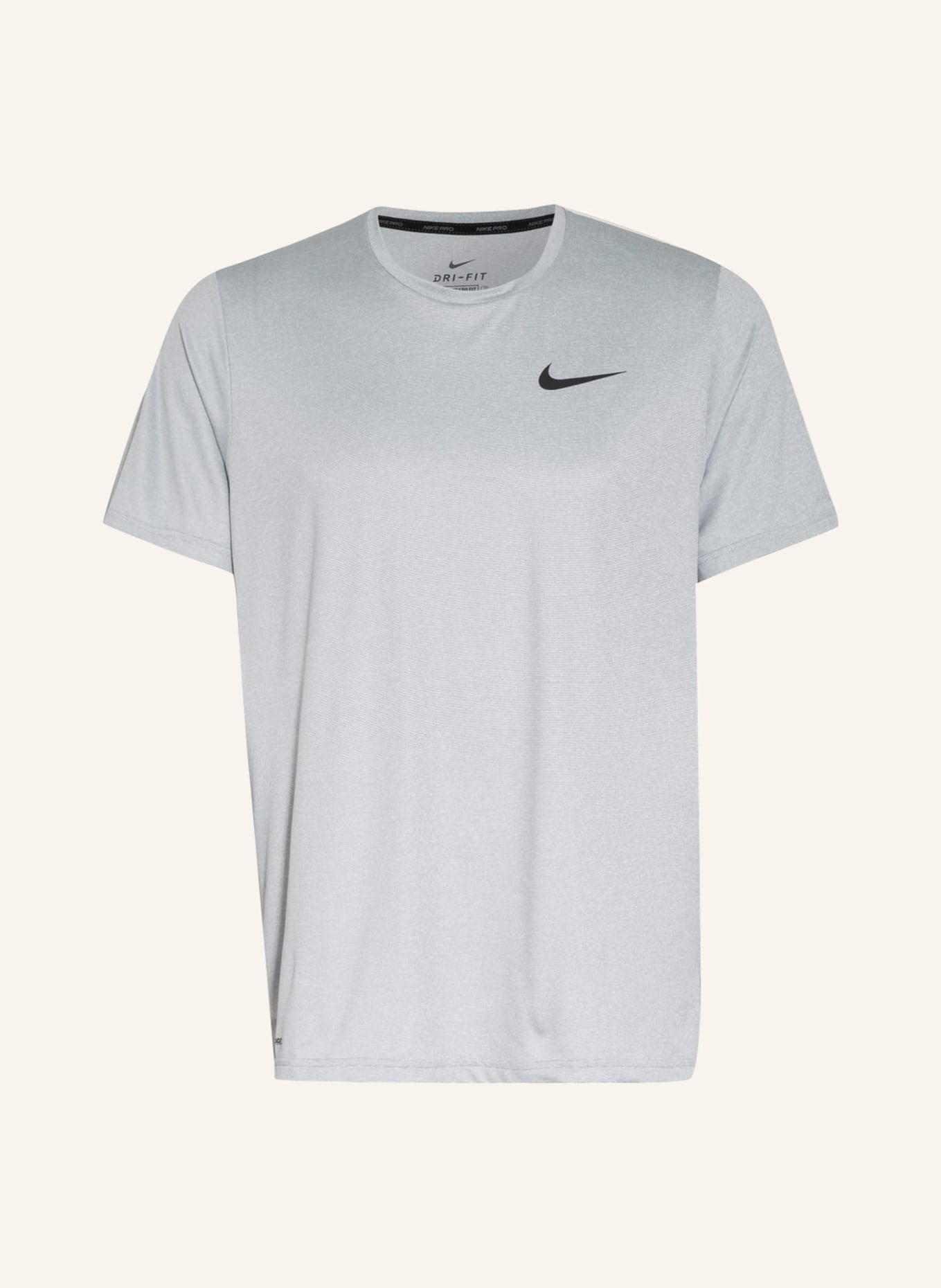 Nike T-Shirt PRO DRI-FIT, Farbe: HELLGRAU (Bild 1)