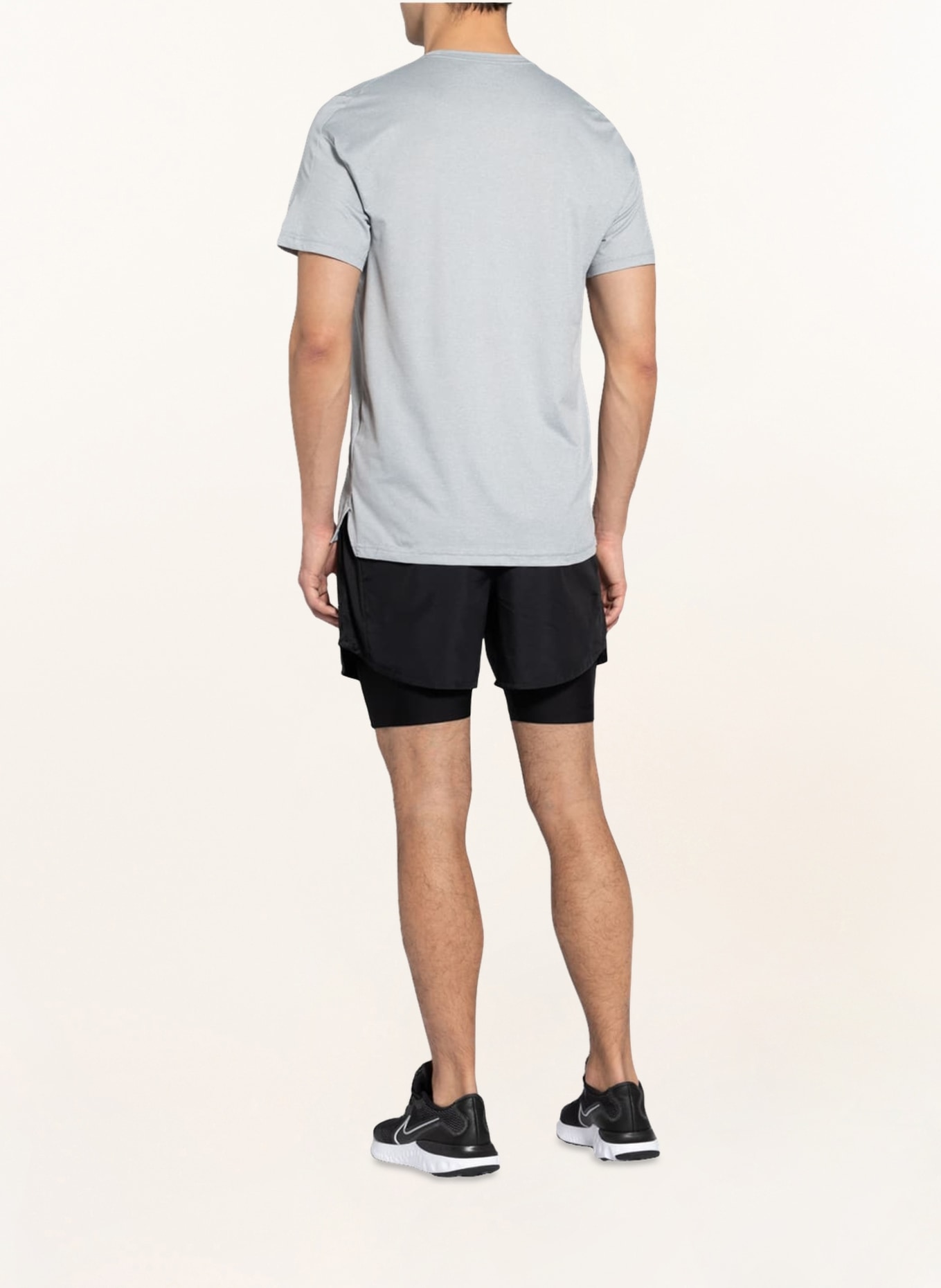 Nike T-Shirt PRO DRI-FIT, Kolor: JASNOCZARY (Obrazek 3)