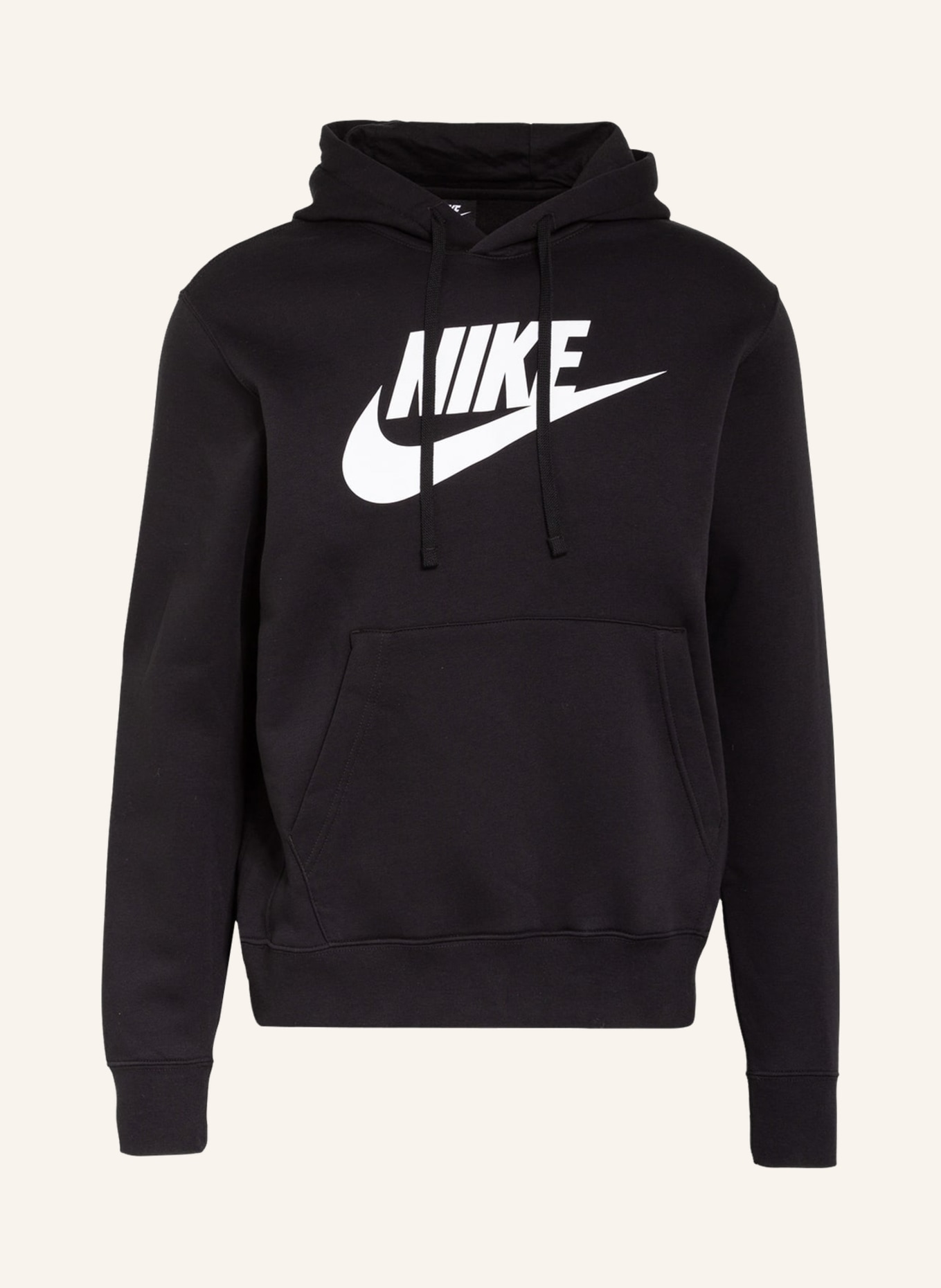 Nike Hoodie , Color: BLACK/ WHITE (Image 1)