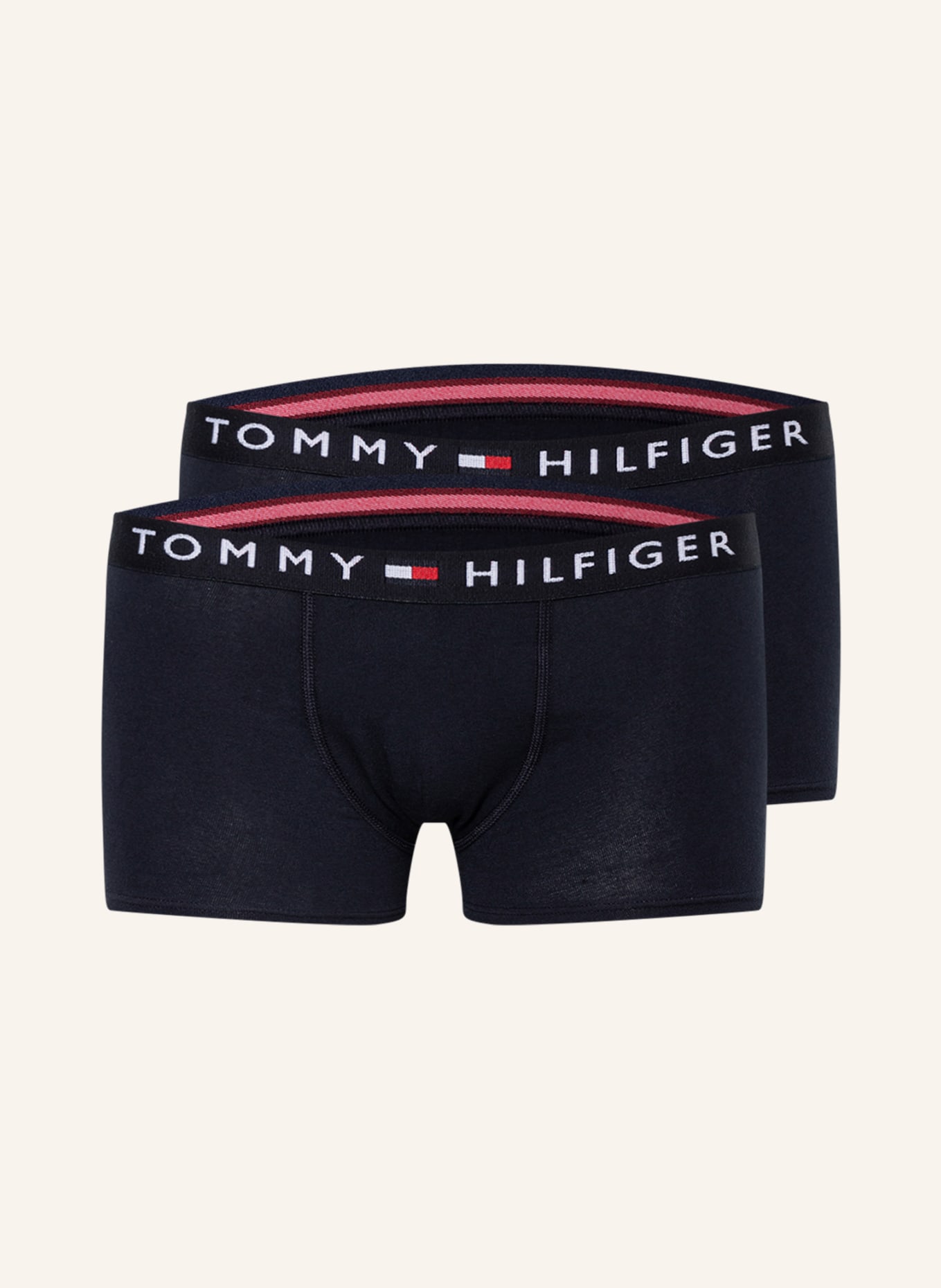 TOMMY HILFIGER Boxerky, 2 kusy v balení , Barva: TMAVĚ MODRÁ (Obrázek 1)