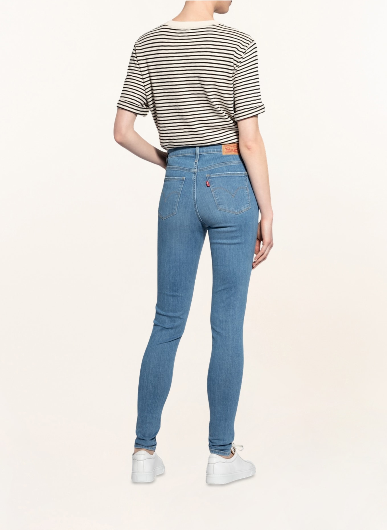 Levi's® Skinny Jeans 310 SHAPING SUPER SKINNY QUEBE, Farbe: 91 Light Indigo - Worn In (Bild 3)