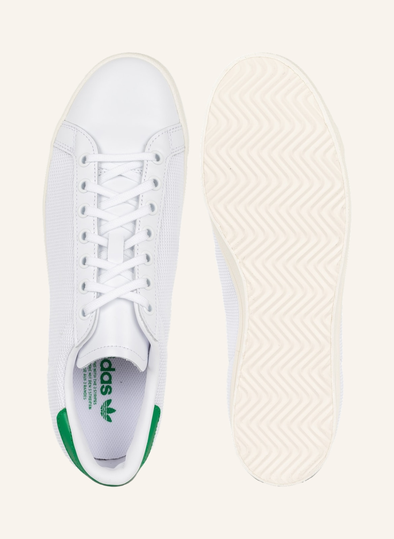 adidas Originals Sneaker ROD LAVER VINTAGE, Farbe: WEISS/ GRÜN (Bild 5)