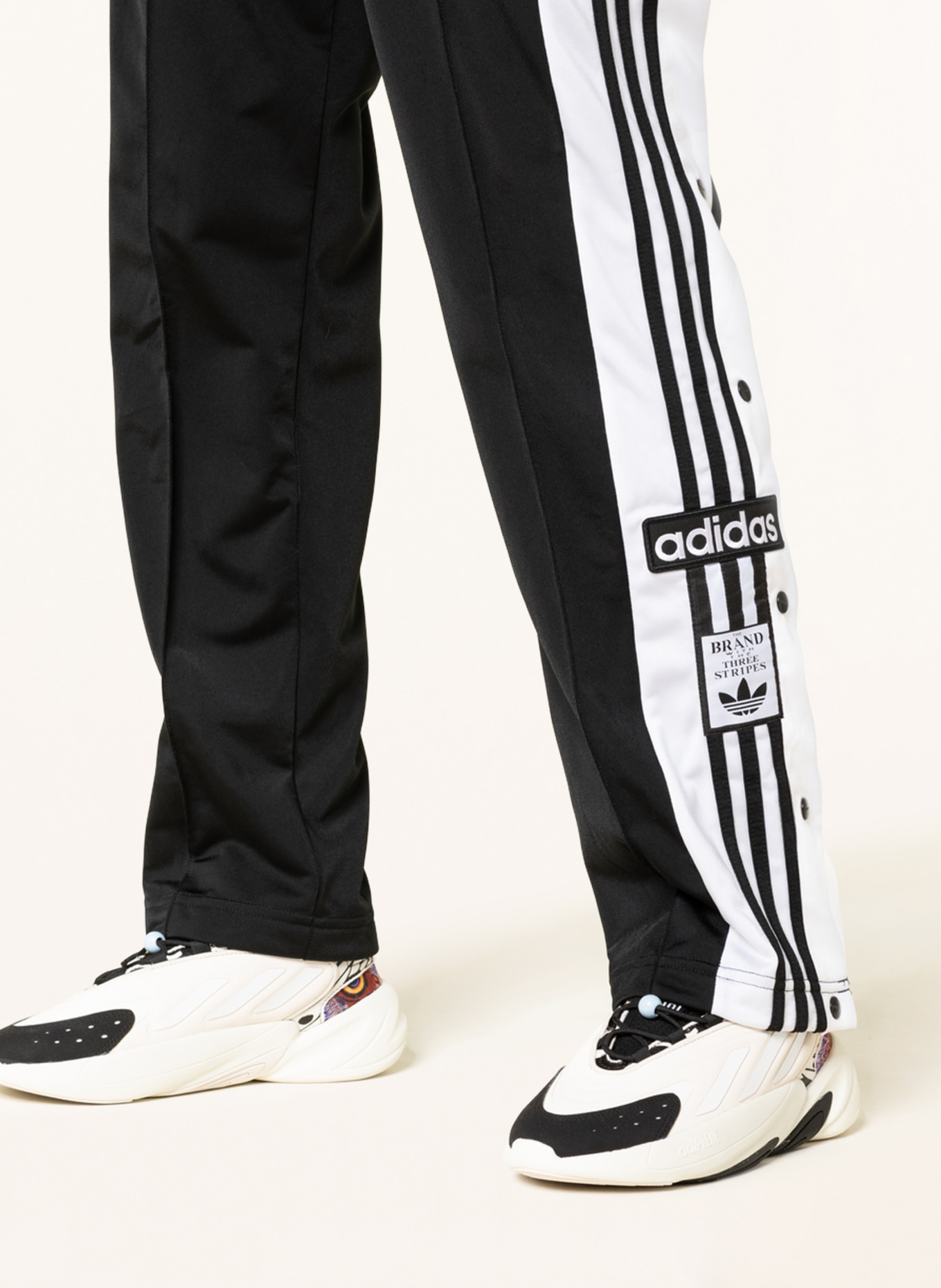 adidas Originals Training pants ADICOLOR CLASSICS ADIBREAK in black/ white |