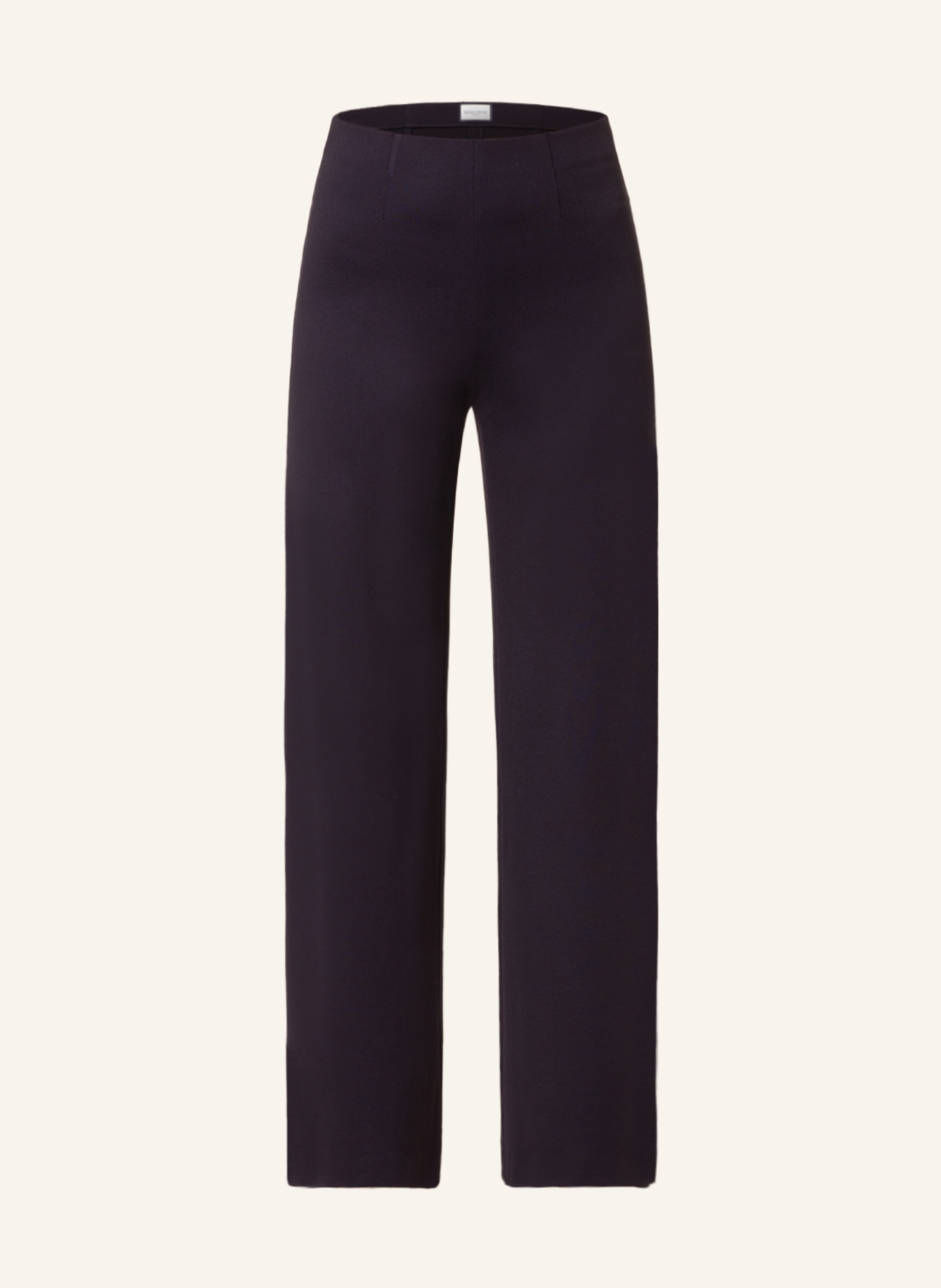 SEDUCTIVE Wide leg trousers KIMBERLY in jersey, Color: DARK BLUE (Image 1)