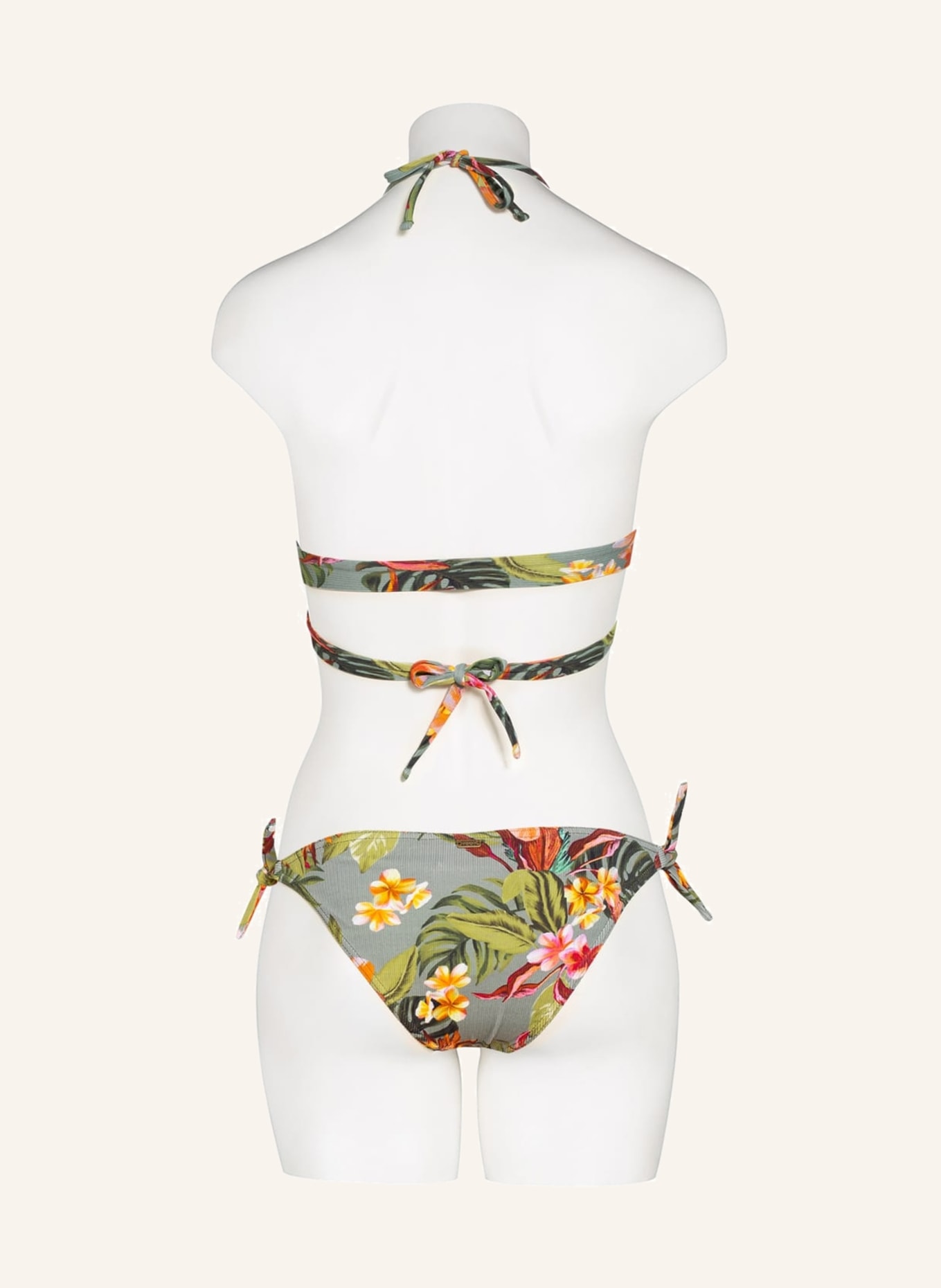 BANANA MOON Góra od bikini wiązana na szyi TOUHO, Kolor: ZIELONY/ OLIWKOWY/ RÓŻOWY (Obrazek 3)