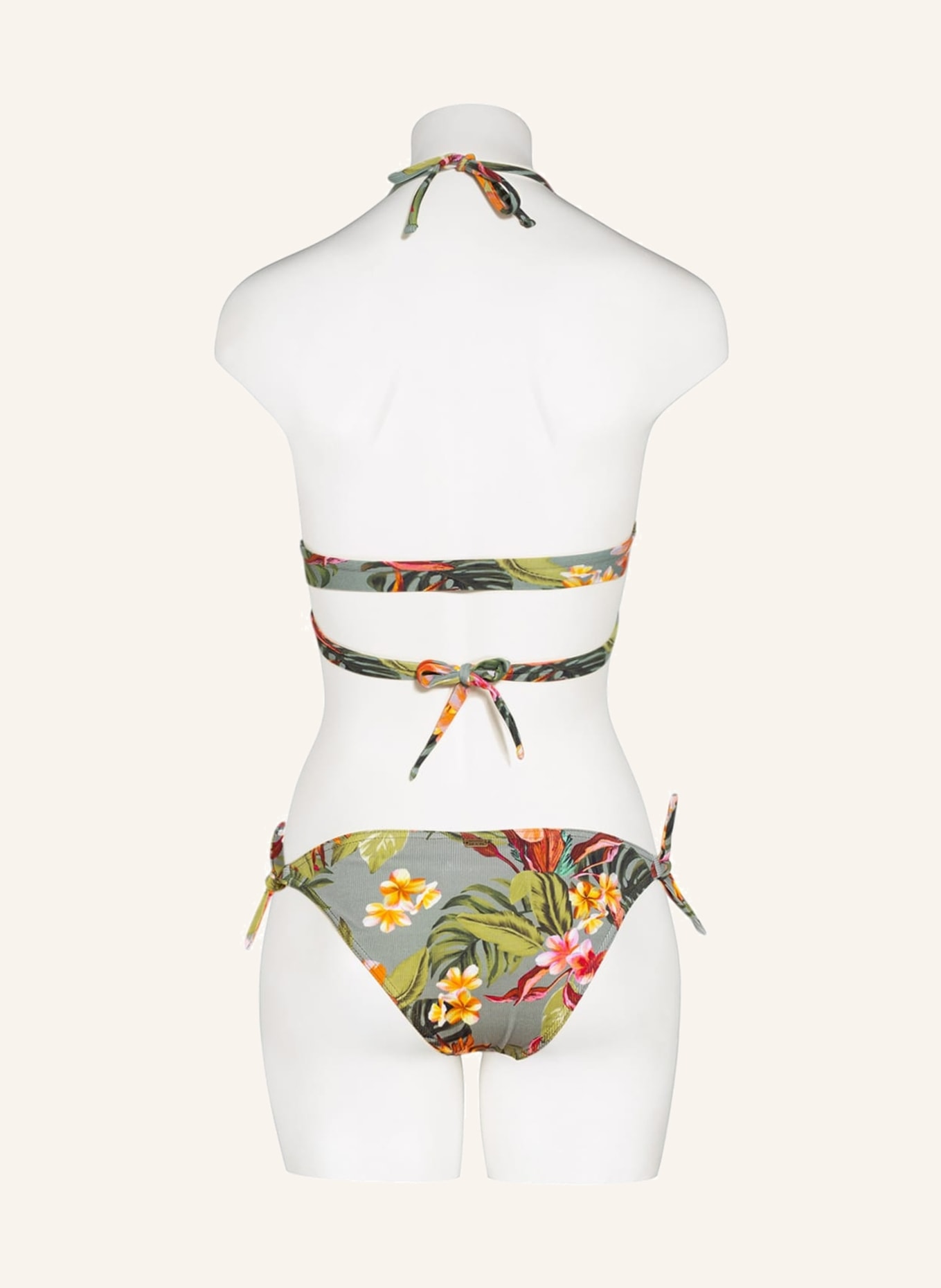 BANANA MOON Góra od bikini wiązana na szyi TOUHO, Kolor: ZIELONY/ OLIWKOWY/ RÓŻOWY (Obrazek 4)