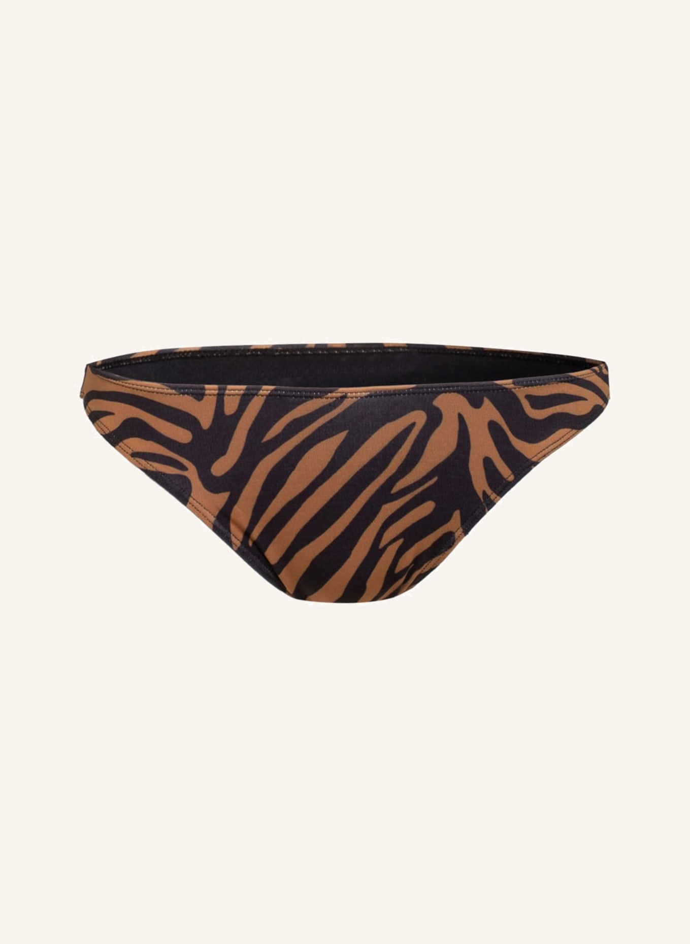 UNDERPROTECTION Bikini-Hose MELINA , Farbe: SCHWARZ/ CAMEL (Bild 1)