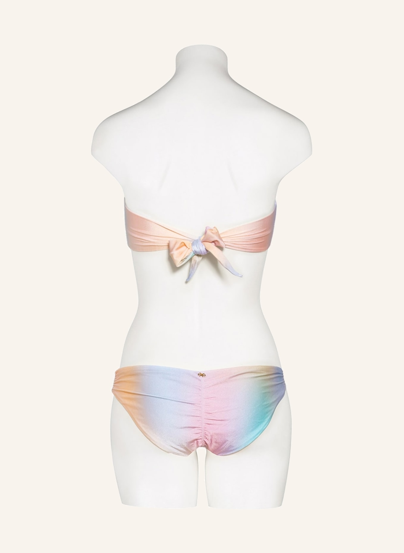 PILYQ Bikini-Hose GOLDEN HOUR, Farbe: ROSA/ HELLORANGE/ MINT (Bild 3)