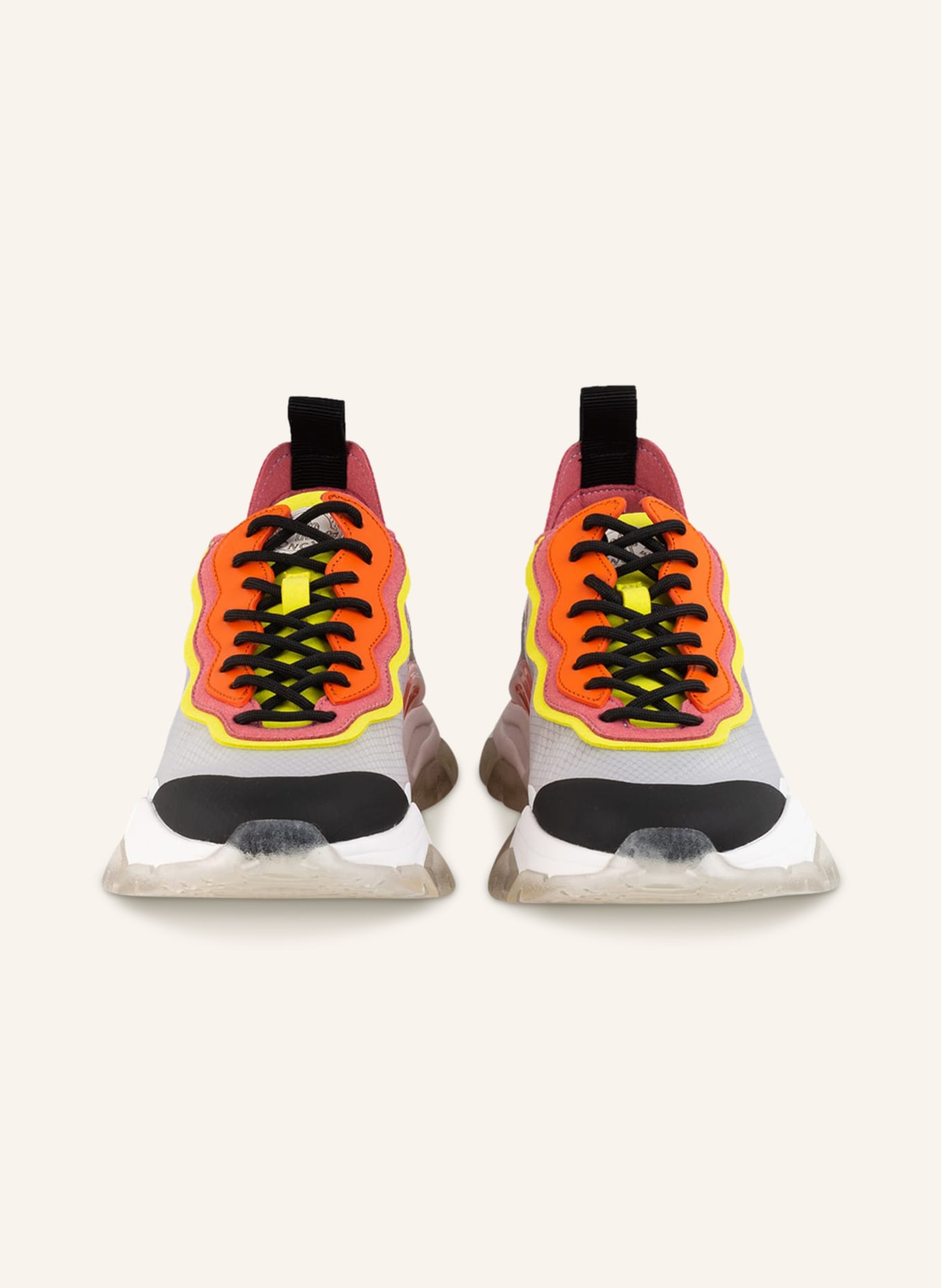 MONCLER Sneaker LEAVE NO TRACE LIGHT, Farbe: SCHWARZ/ DUNKELORANGE/ ALTROSA (Bild 3)