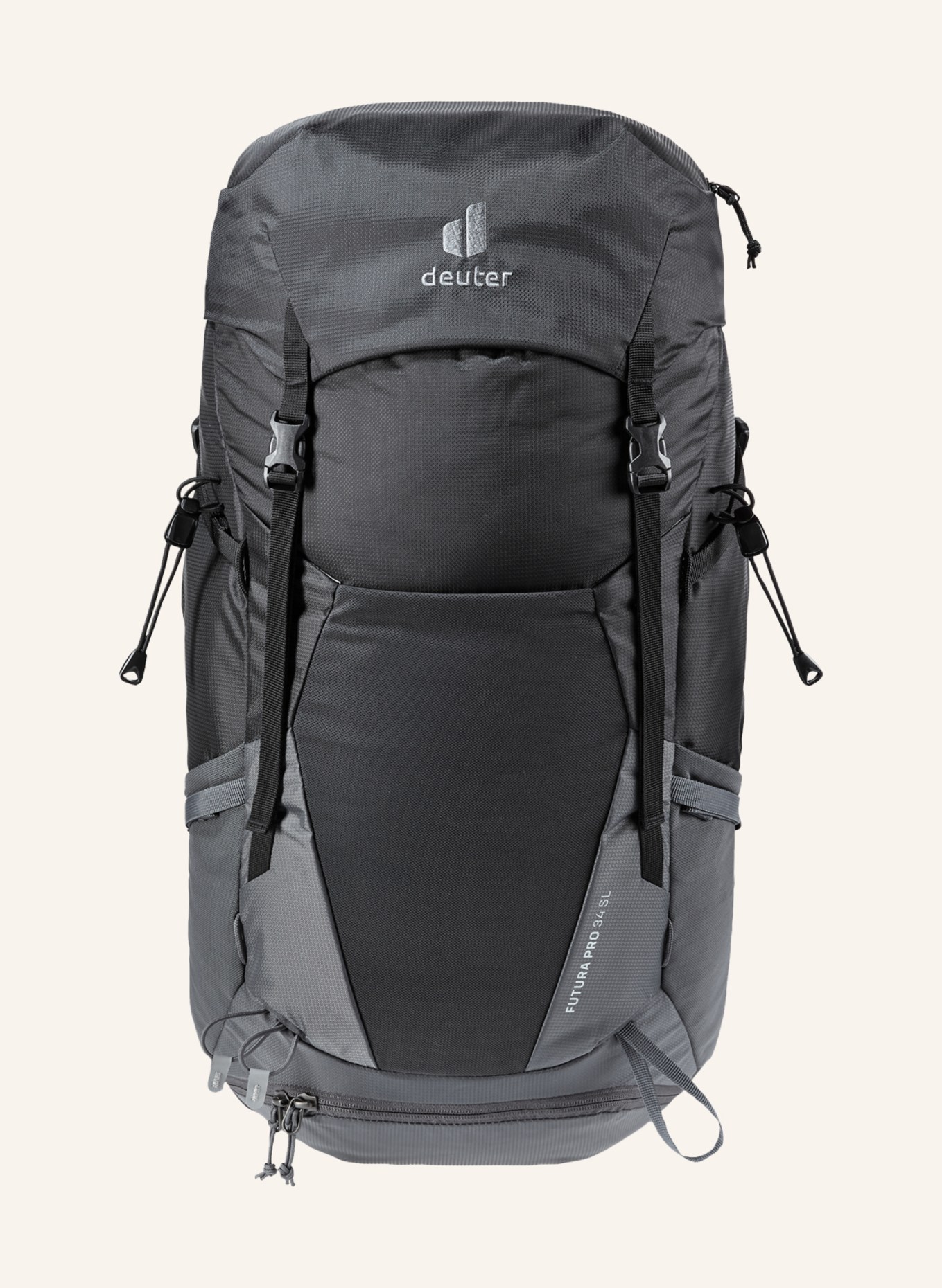 deuter Backpack FUTURA PRO 34 SL, Color: BLACK/ DARK GRAY (Image 1)