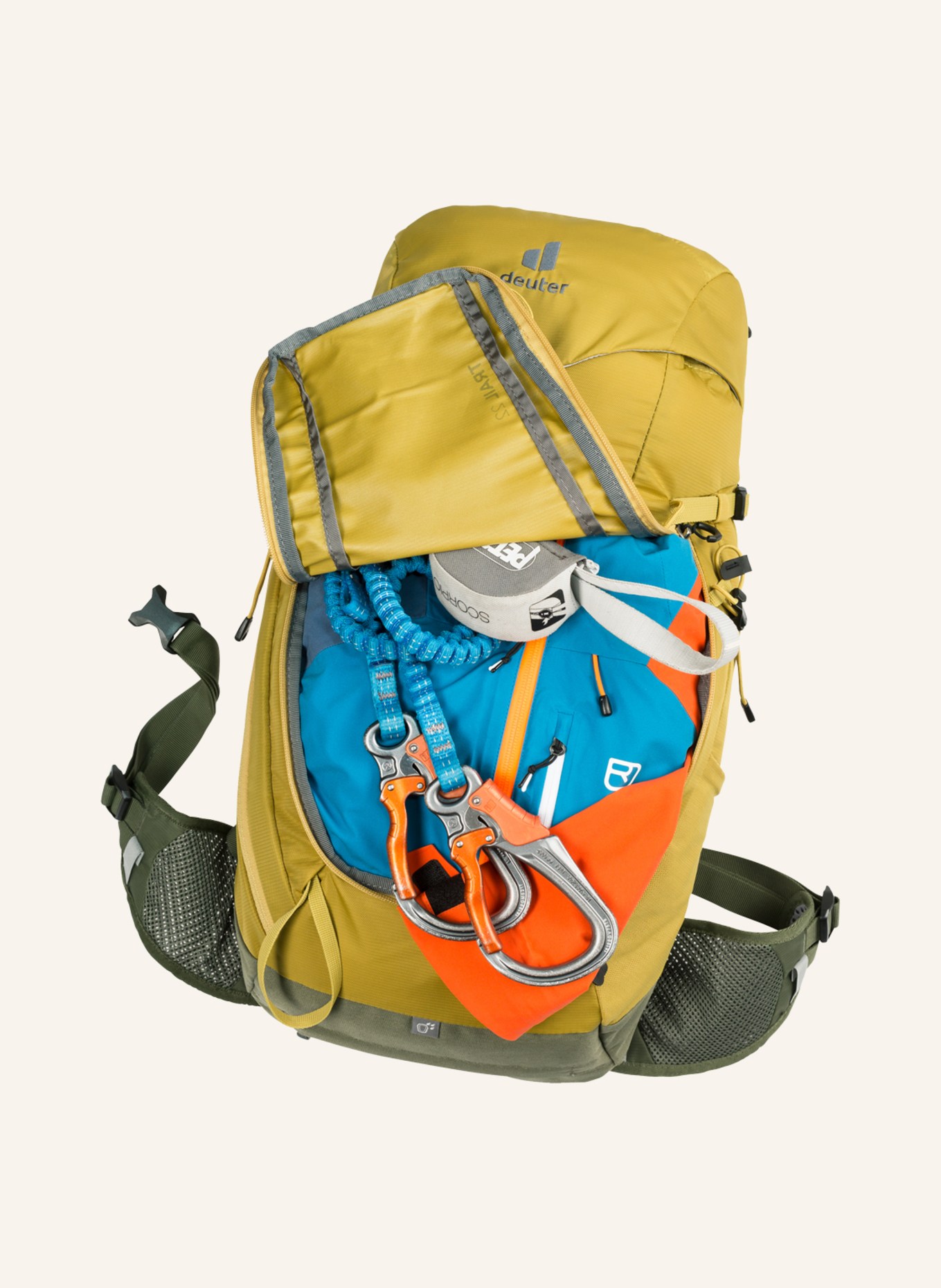deuter Backpack TRAIL 22 l, Color: DARK YELLOW/ OLIVE (Image 4)