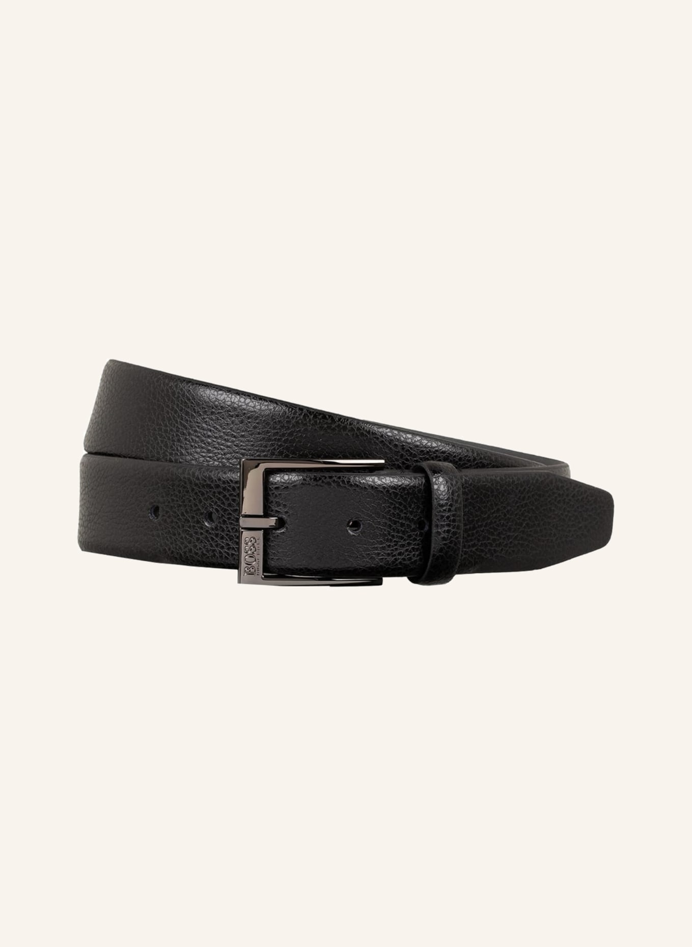 BOSS Leather belt ELLOY , Color: BLACK(Image null)