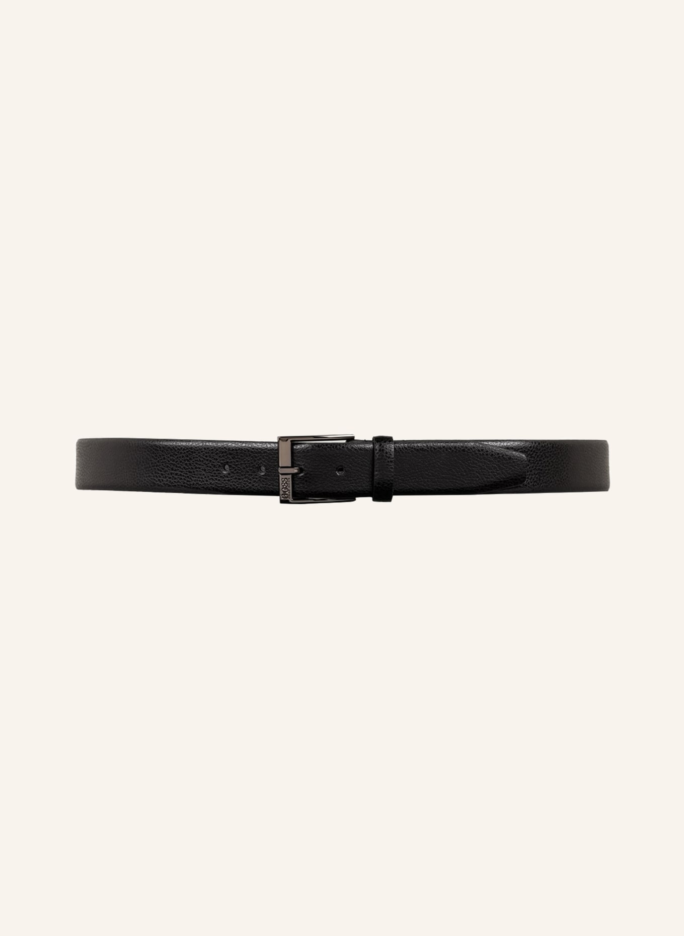 BOSS Leather belt ELLOY , Color: BLACK (Image 2)
