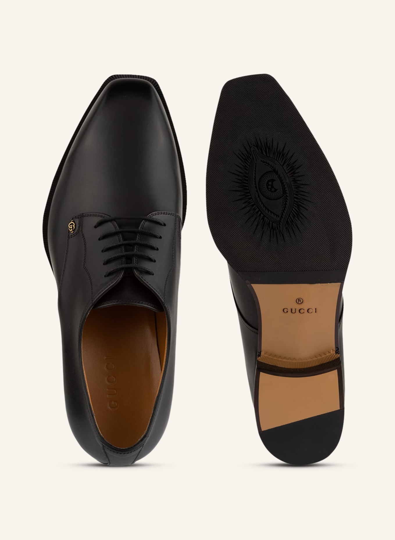 GUCCI Buty sznurowane ZOLA, Kolor: 1000 BLACK (Obrazek 5)