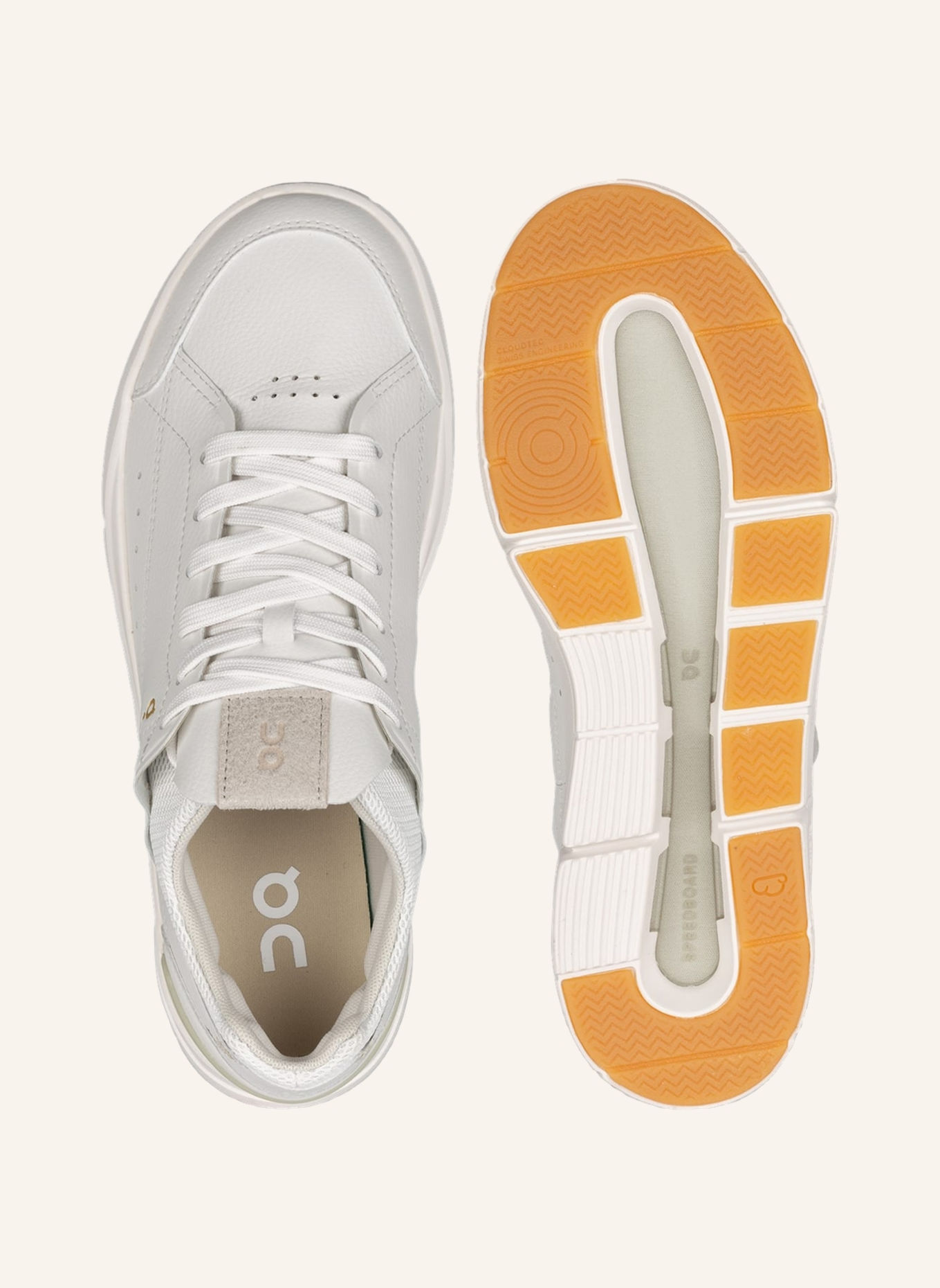 On Sneakers THE ROGER CENTRE COURT: WHITE / OLIVE