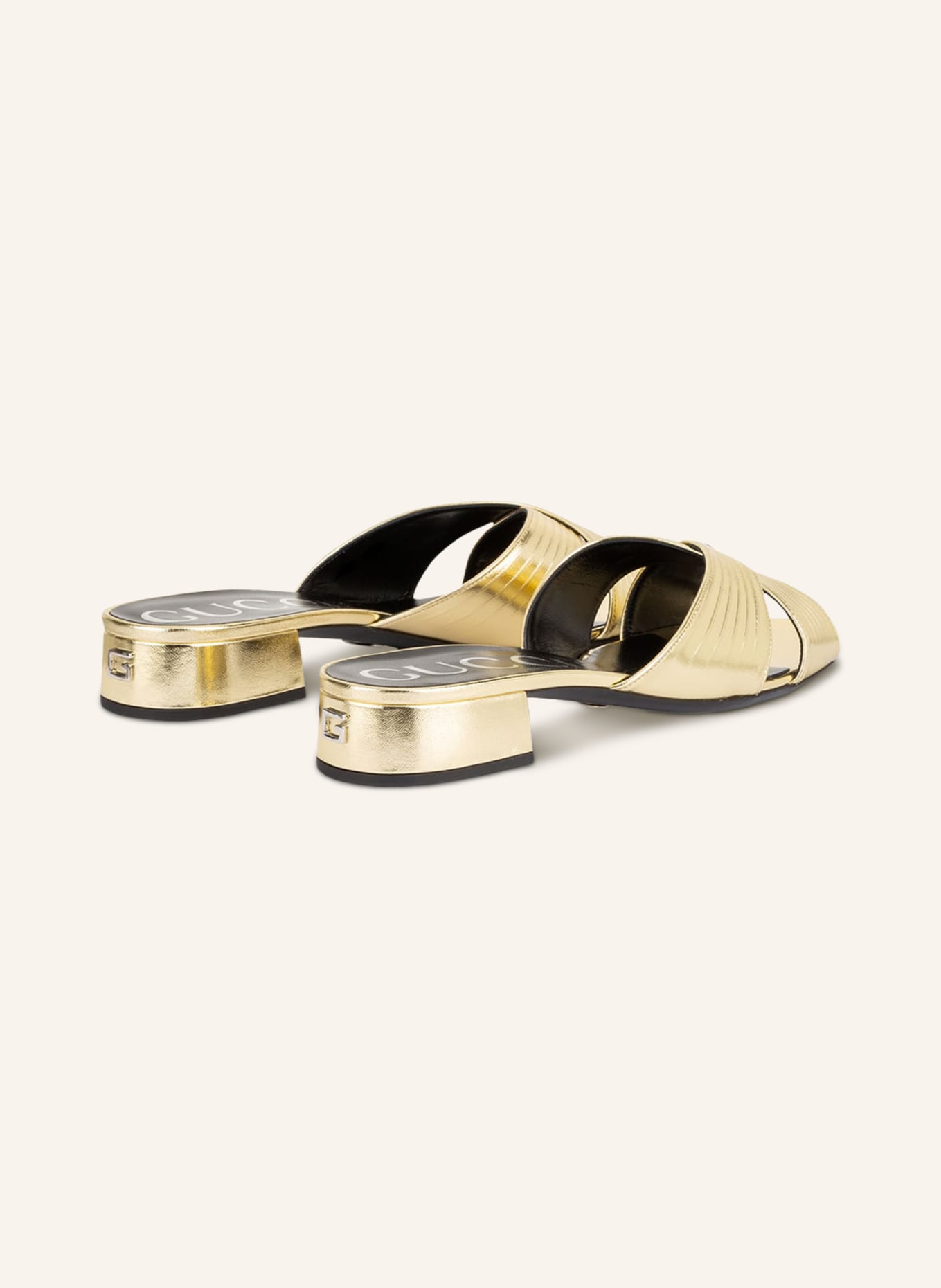 GUCCI Slides in 8053 platino