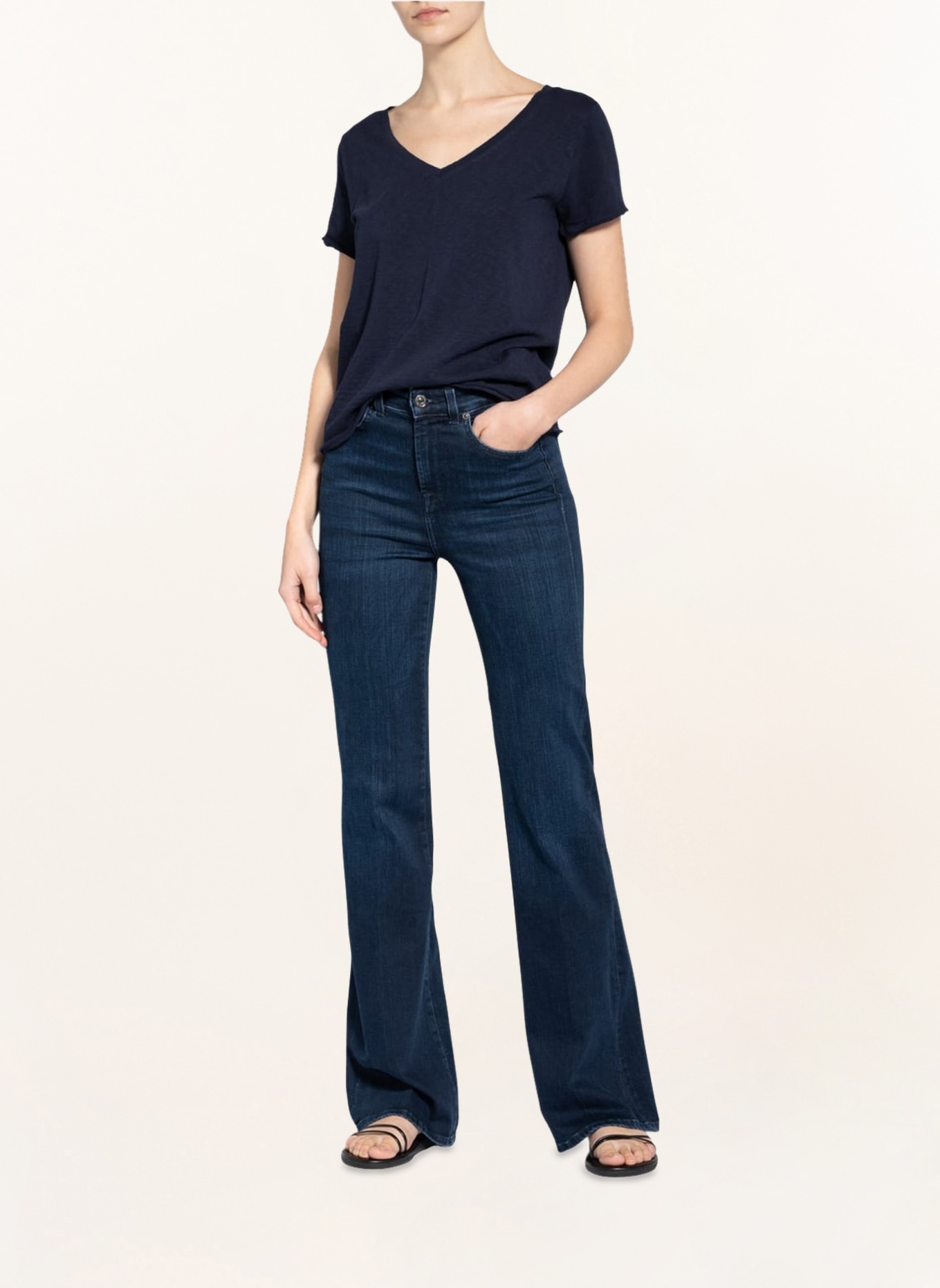 Marc O'Polo DENIM T-Shirt: DUNKELBLAU