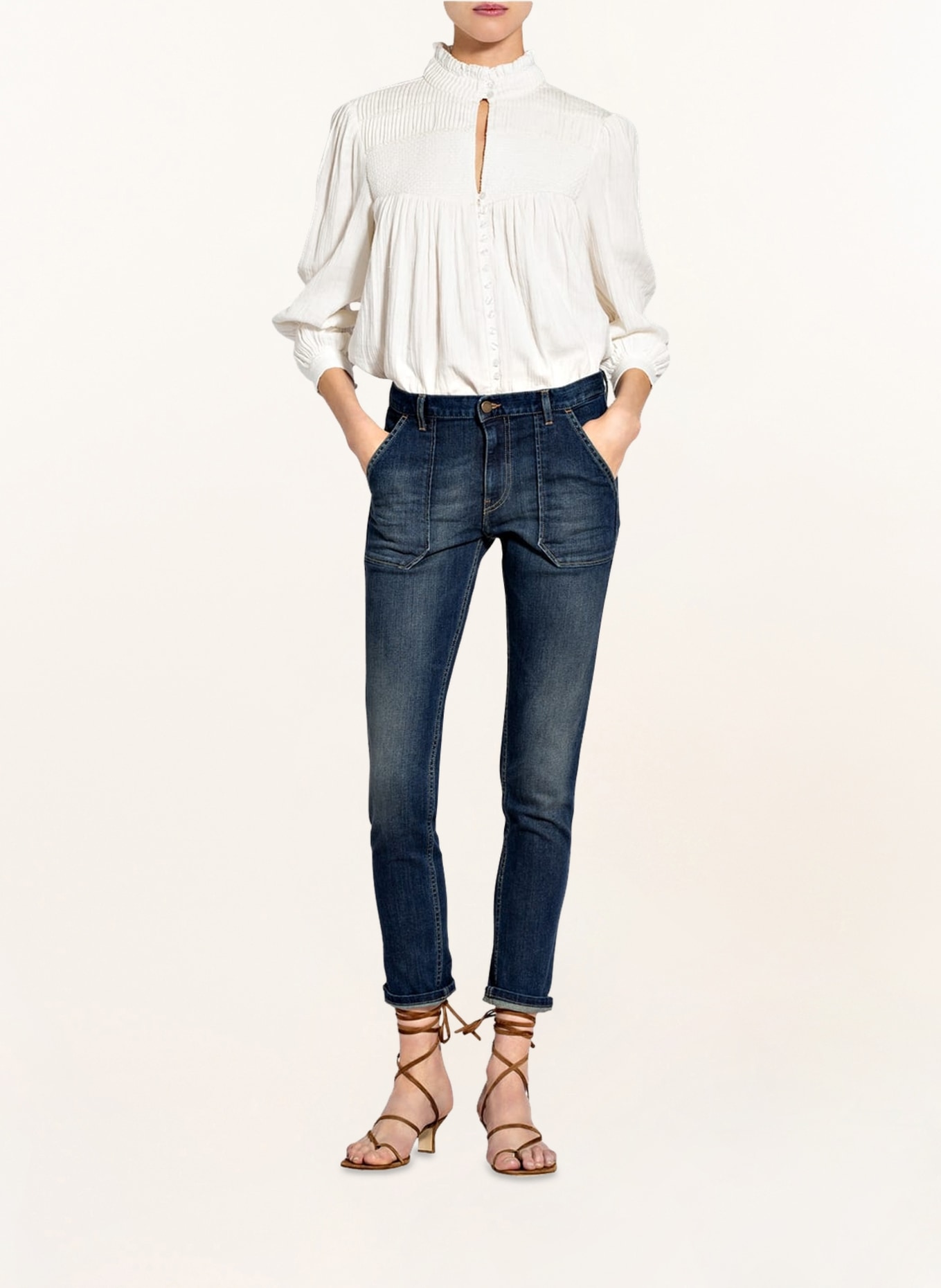 ba&sh Jeans SALLY, Farbe: HANDBRUSHED HANDBRUSHED (Bild 2)