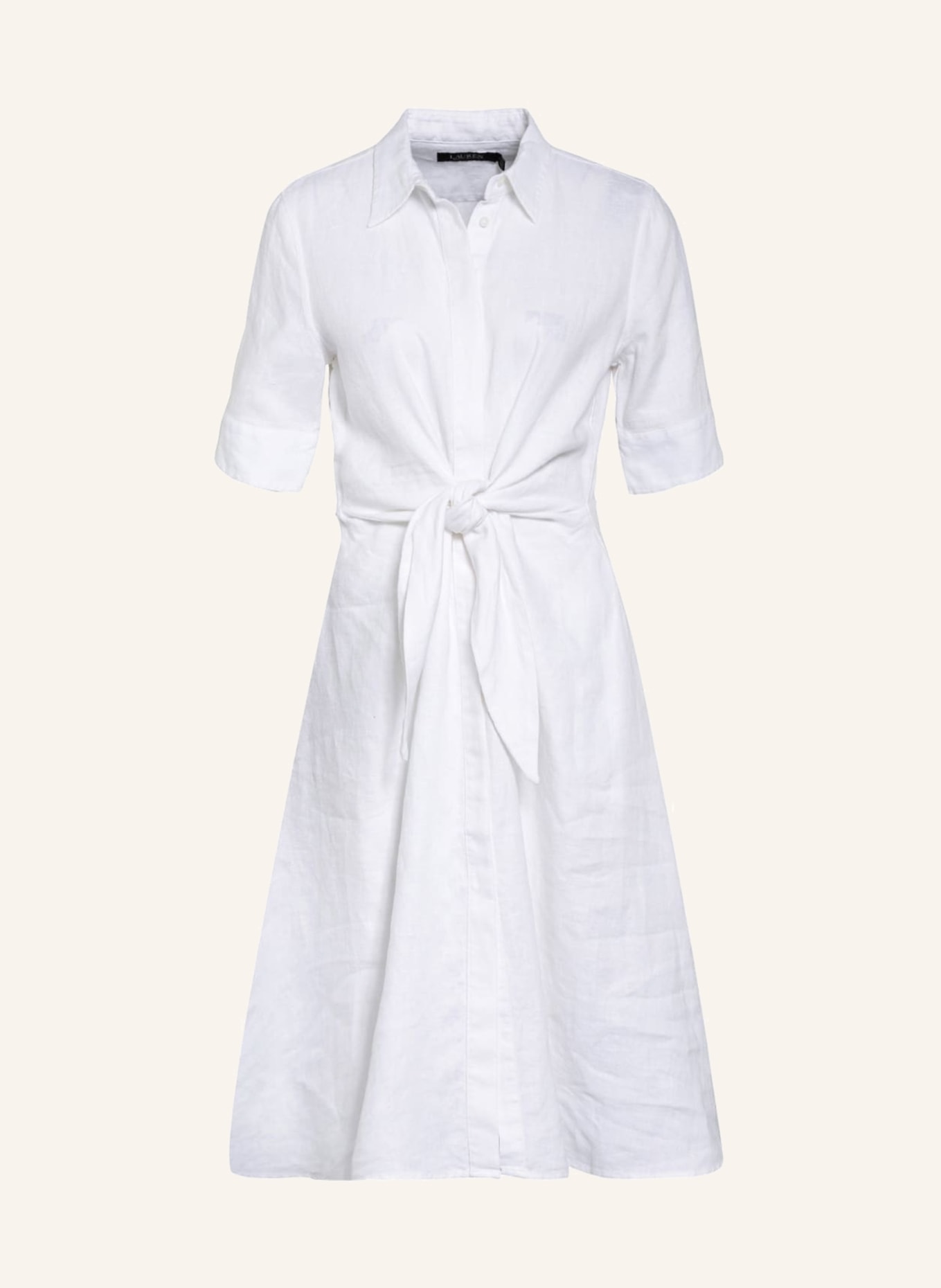 LAUREN RALPH LAUREN Shirt dress WAKANA with 3/4 sleeves, Color: WHITE (Image 1)