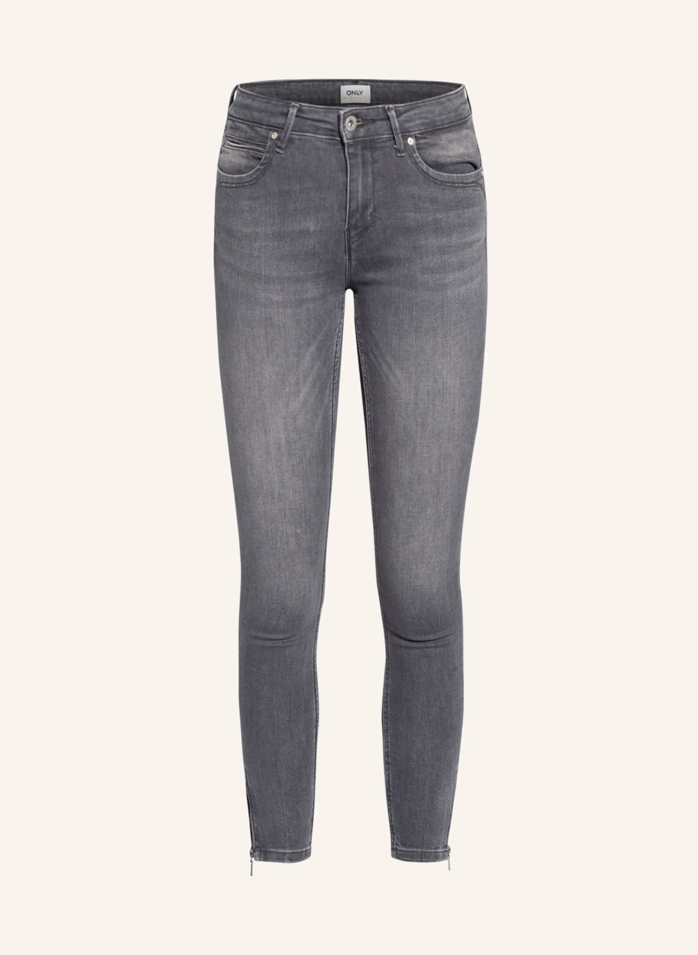 ONLY 7/8 jeans, Color: MEDIUM GREY DENIM (Image 1)