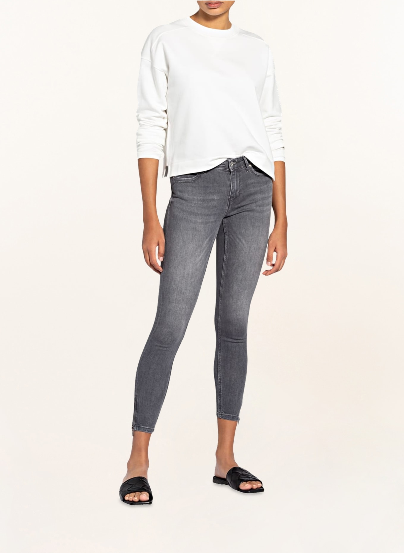 ONLY 7/8 jeans, Color: MEDIUM GREY DENIM (Image 2)