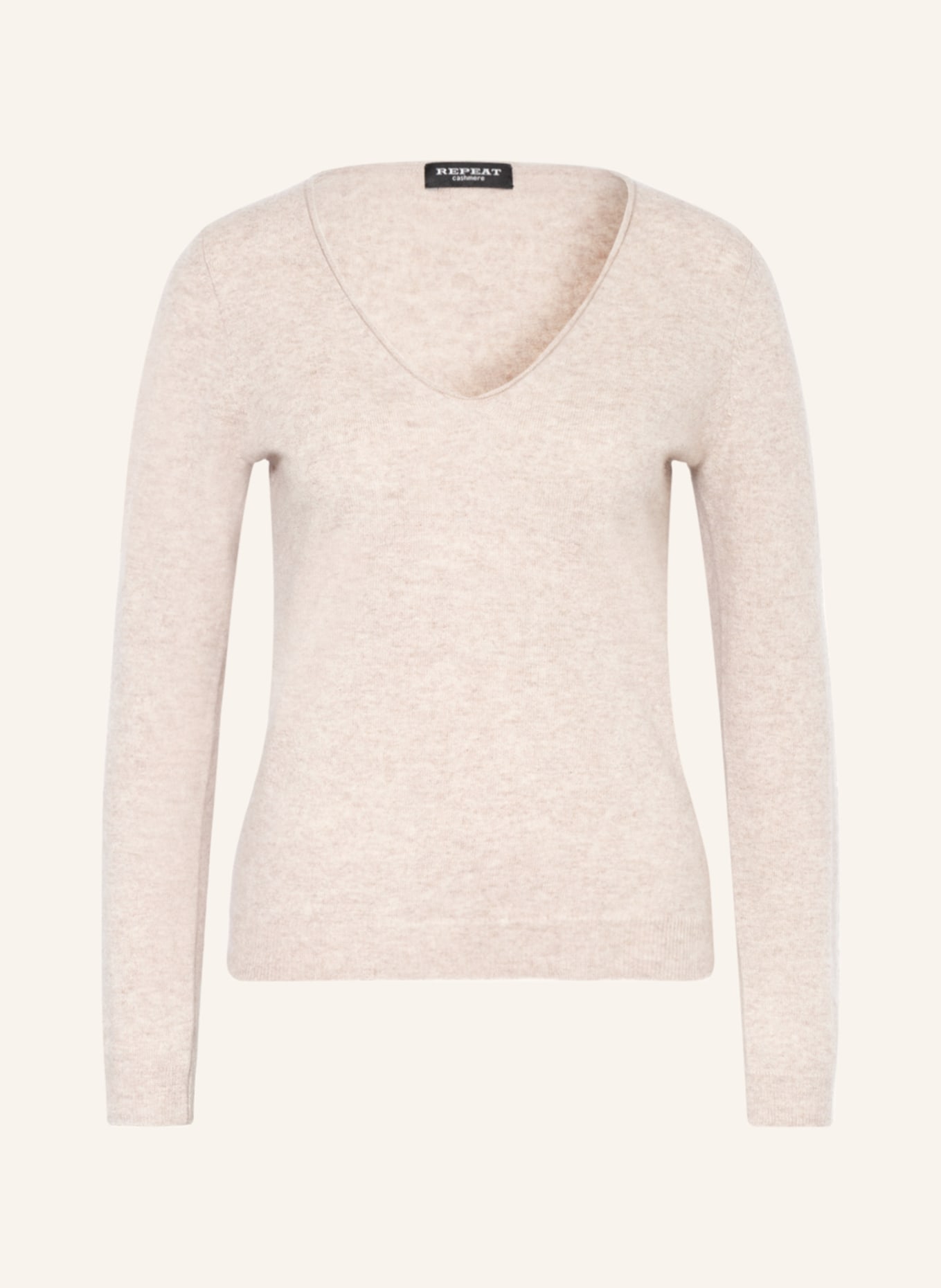REPEAT Cashmere sweater, Color: CREAM (Image 1)