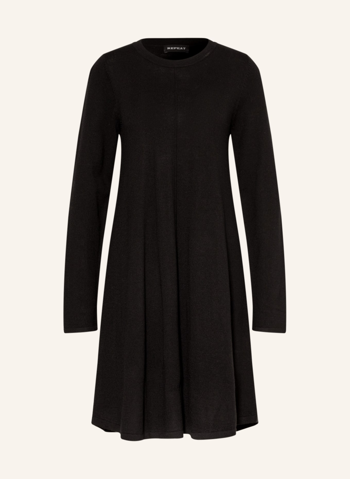 REPEAT Knit dress , Color: BLACK (Image 1)