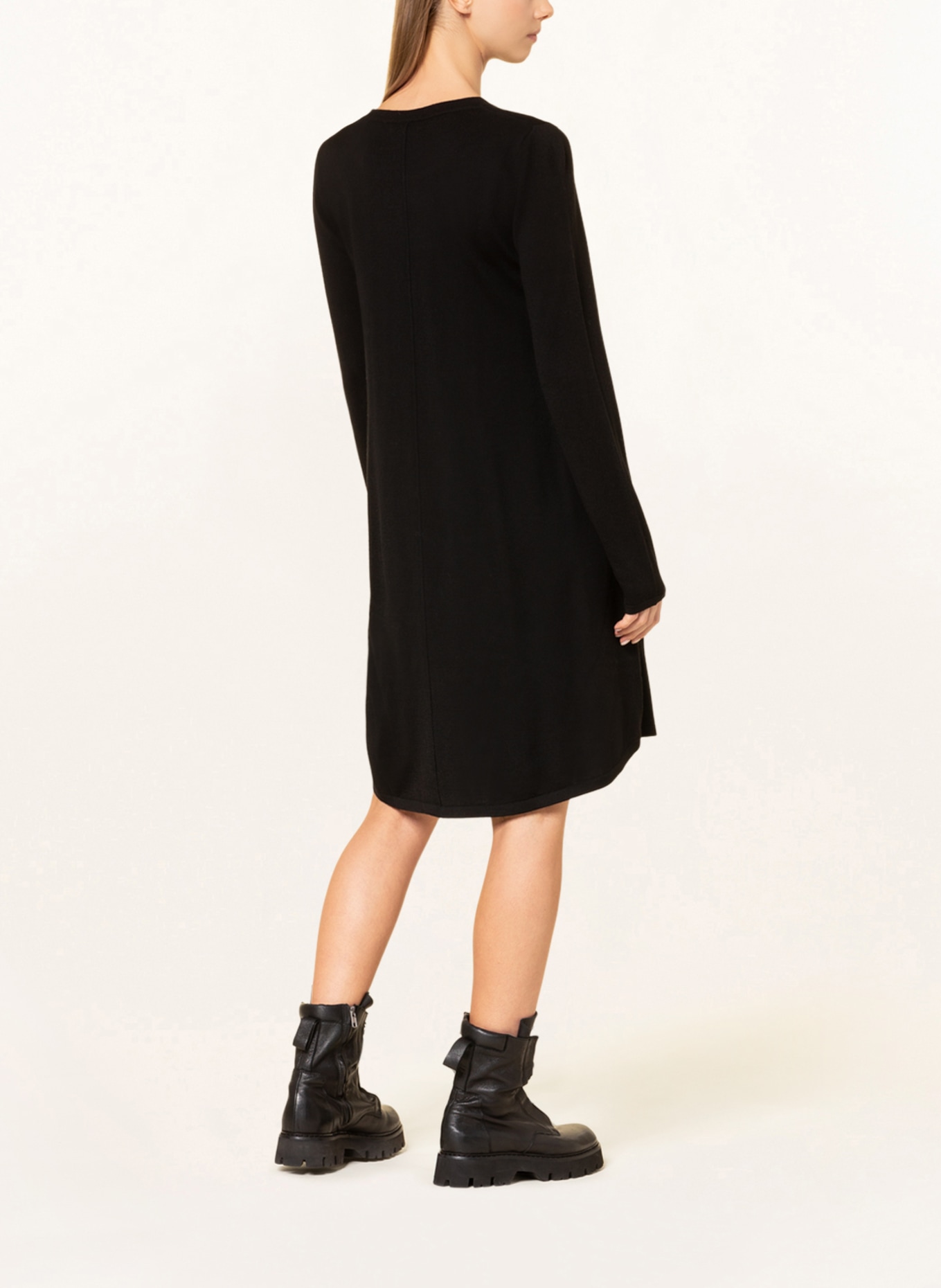 REPEAT Knit dress , Color: BLACK (Image 3)