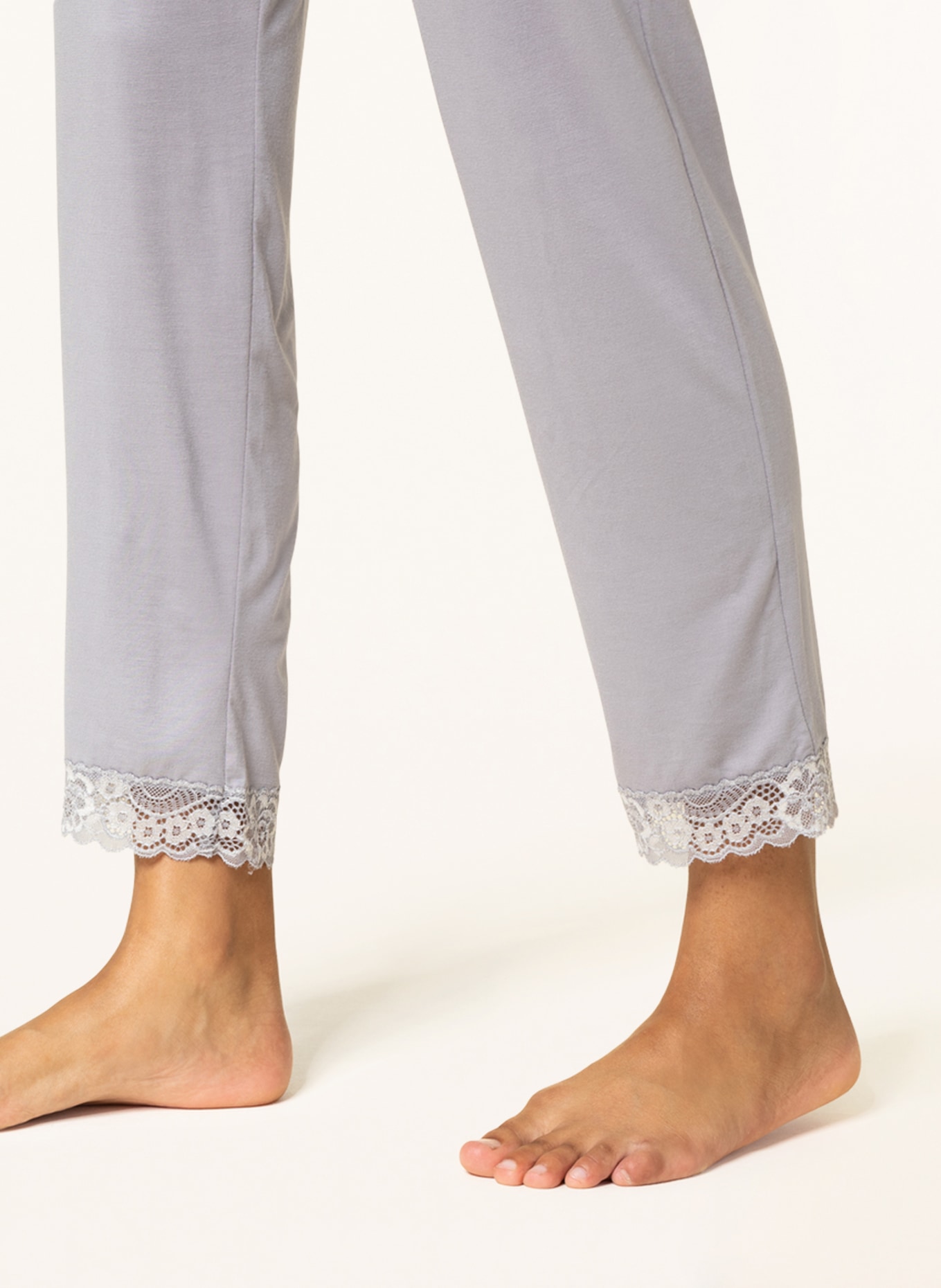 darling harbour 7/8 pajama pants, Color: GRAY (Image 5)