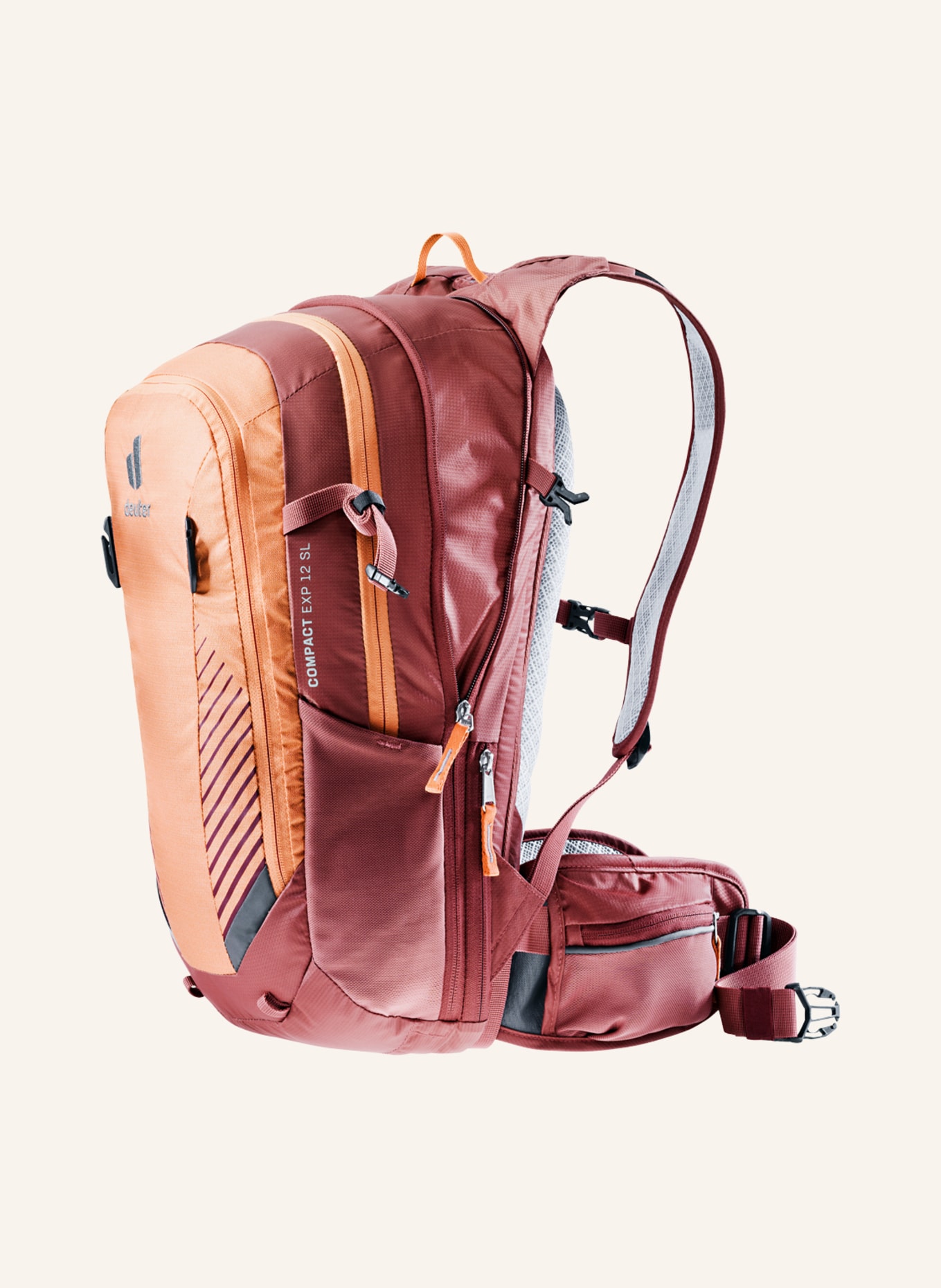 deuter Backpack COMPACT EXP 12 SL, Color: ORANGE/ DARK ORANGE (Image 3)