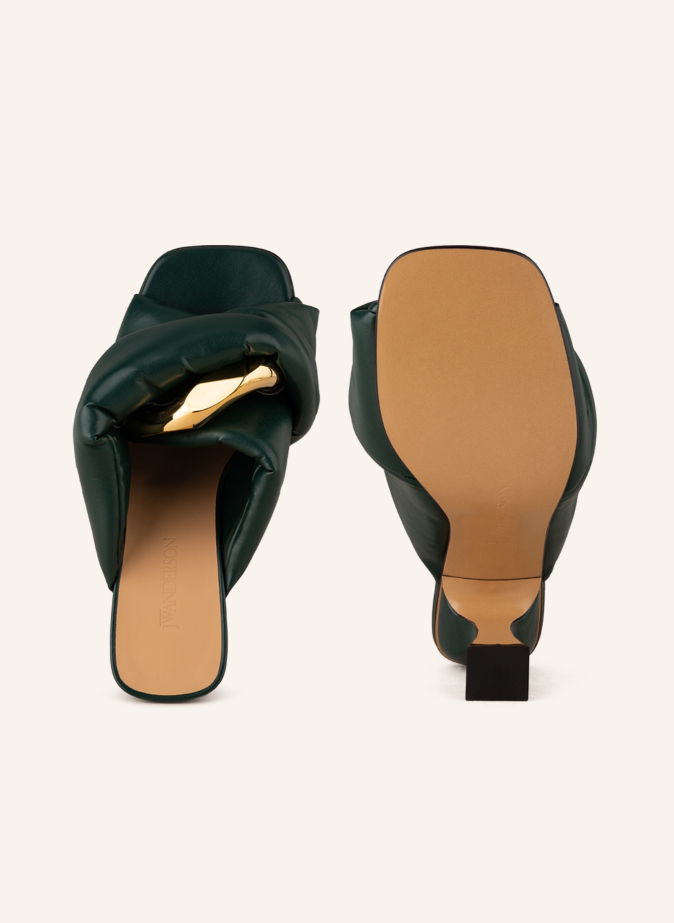 JW ANDERSON Mules TWIST, Color: GREEN (Image 5)
