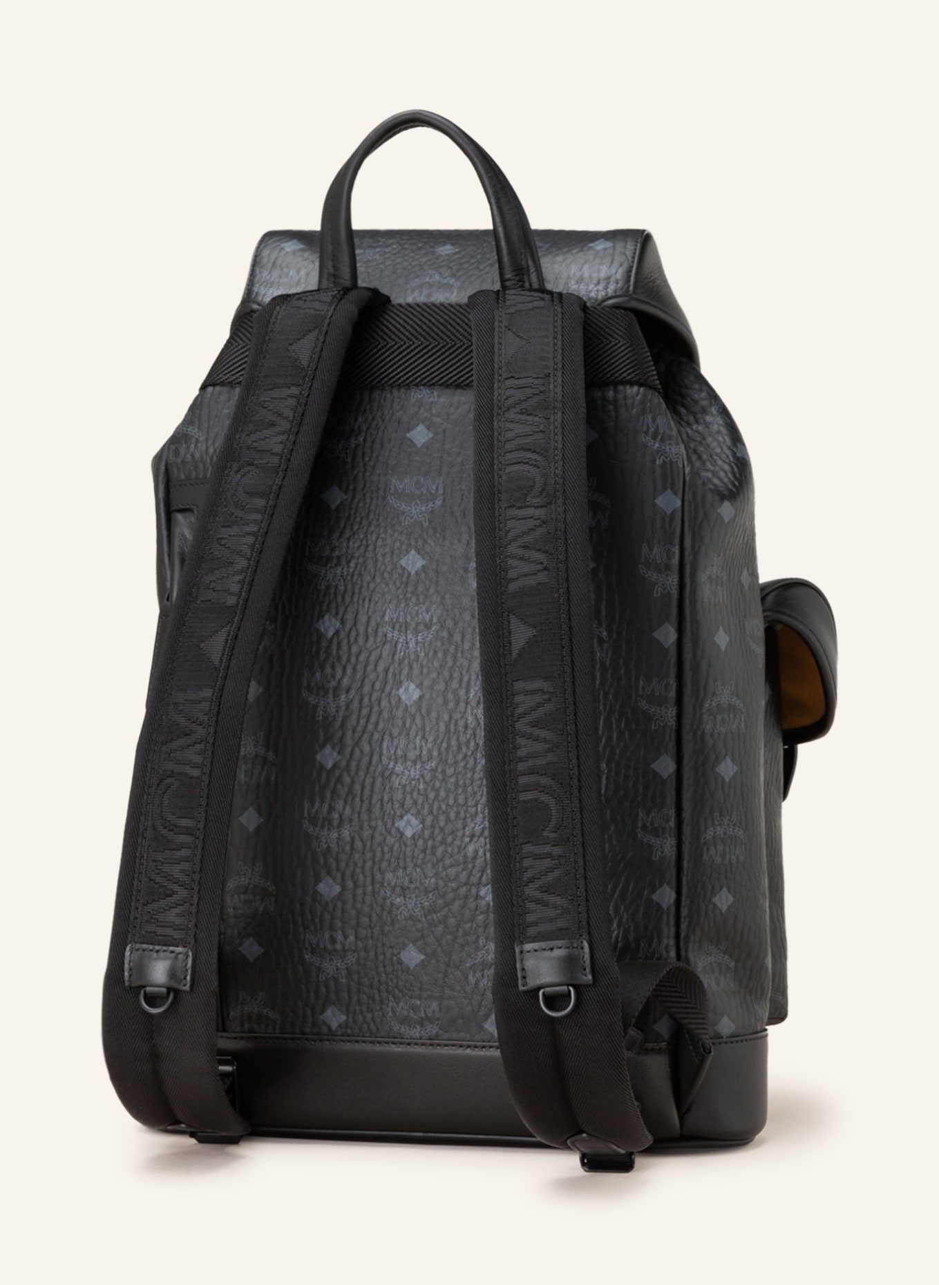 MCM Backpack BRANDENBURG VISETOS, Color: BLACK (Image 2)