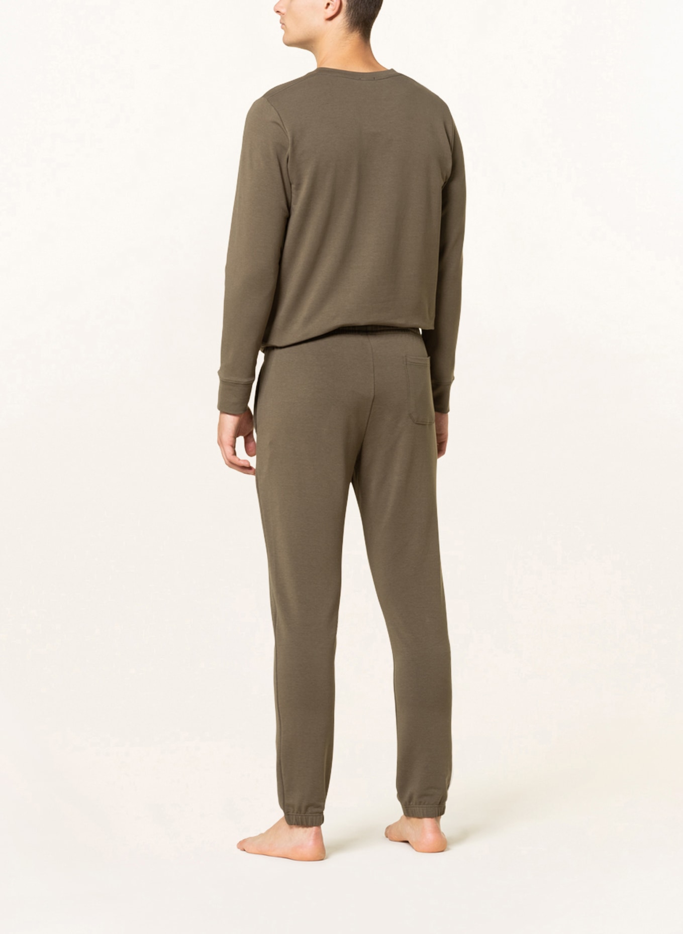 mey Lounge-Sweatpants Serie ENJOY COLOUR: OLIV